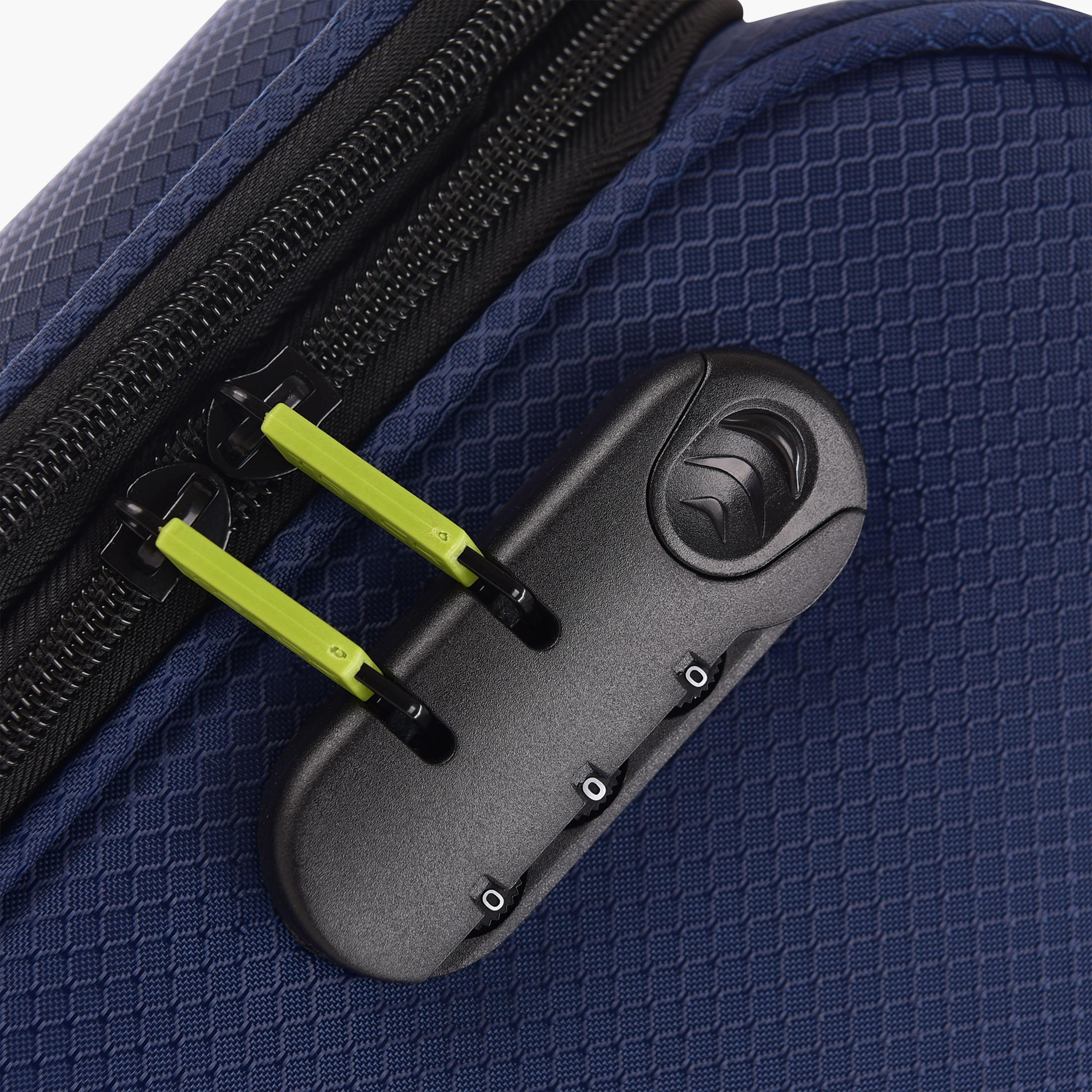 تراك- شنطة 55 سم حجم مناسب للمقصورة بأربع عجلات مع قفل مركب | LG001-20-travel-luggagesandbags-luggage-image-2