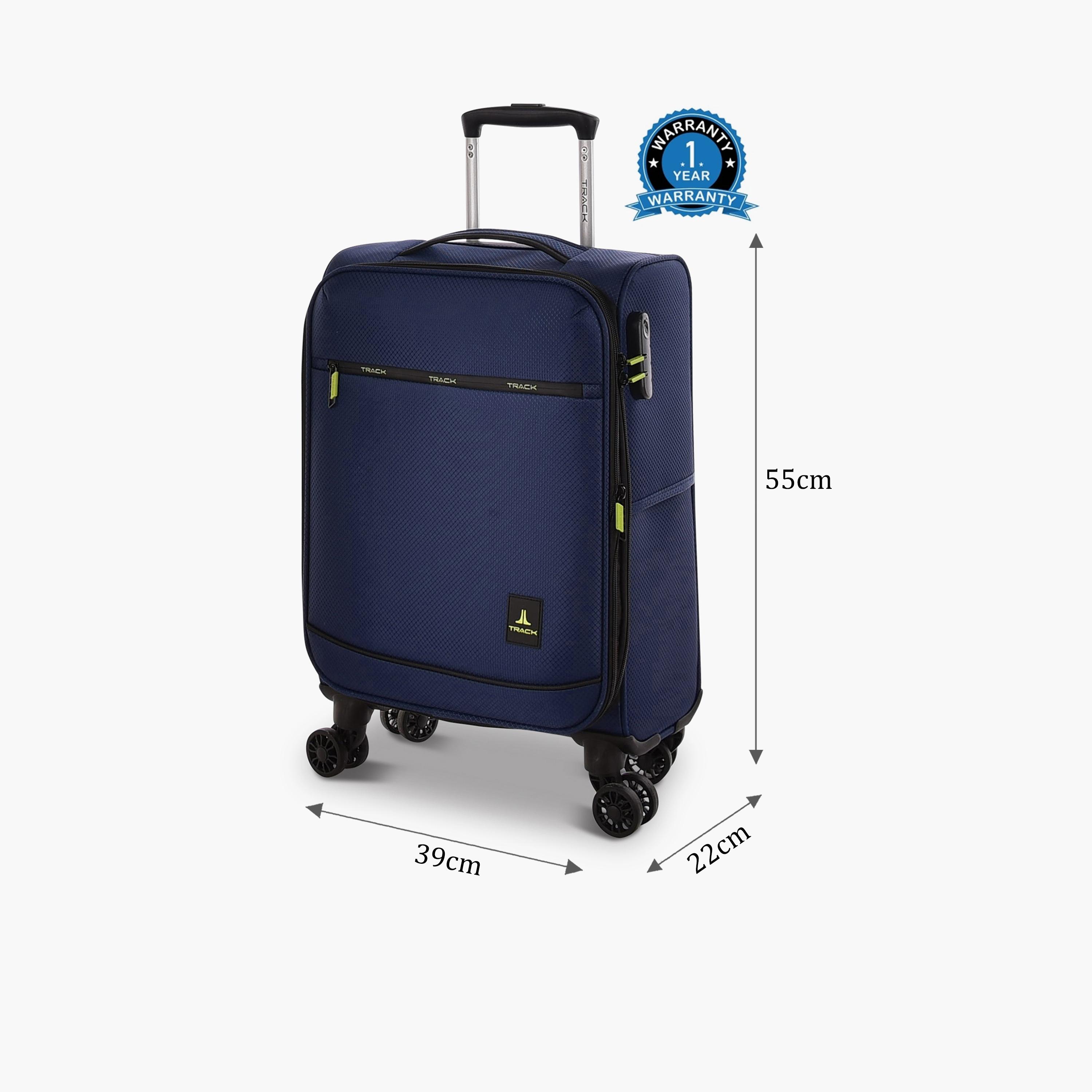 تراك- شنطة 55 سم حجم مناسب للمقصورة بأربع عجلات مع قفل مركب | LG001-20-travel-luggagesandbags-luggage-image-3