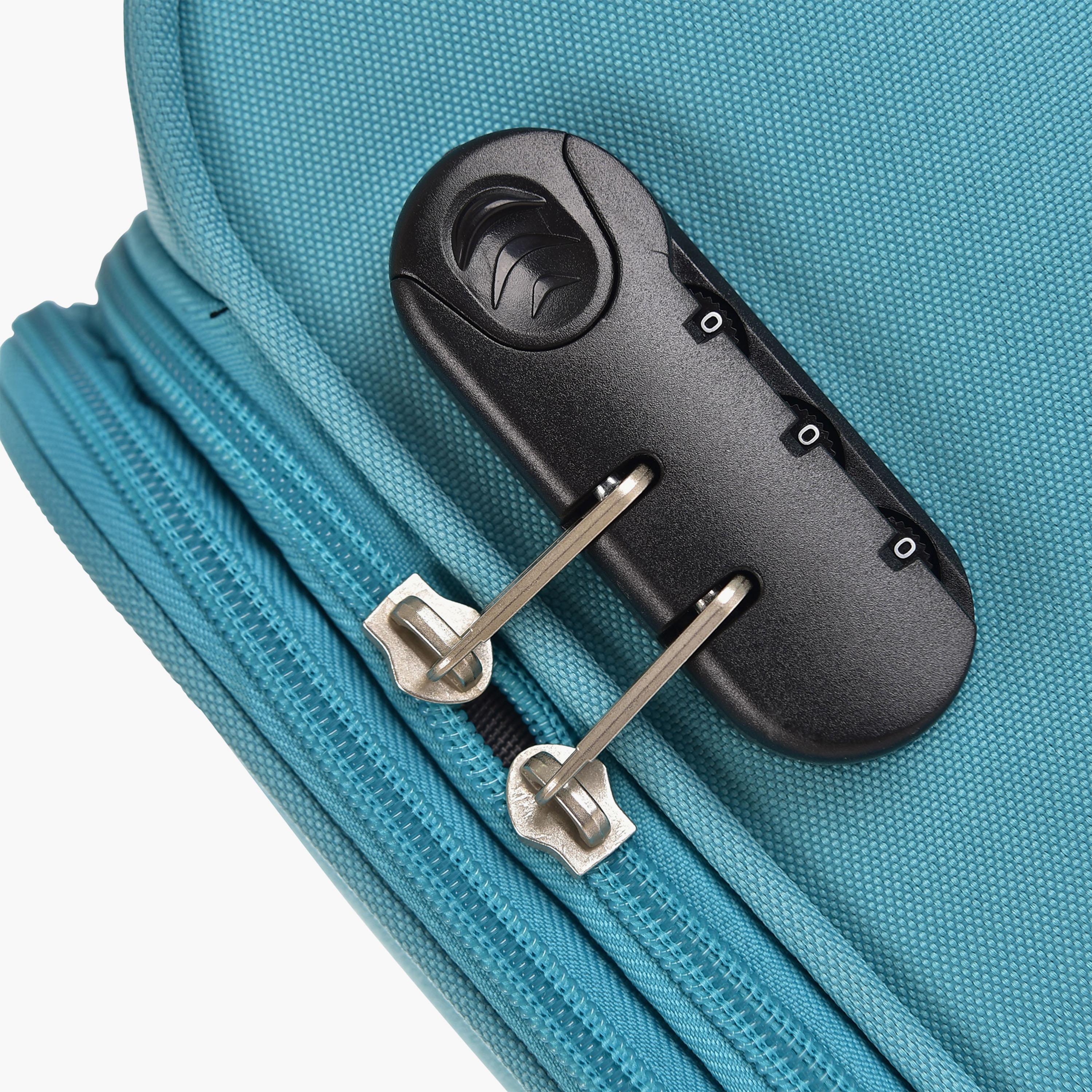 تراك- شنطة 55 سم حجم مناسب للمقصورة بأربع عجلات مع قفل مركب | LG003-20-travel-luggagesandbags-luggage-image-10