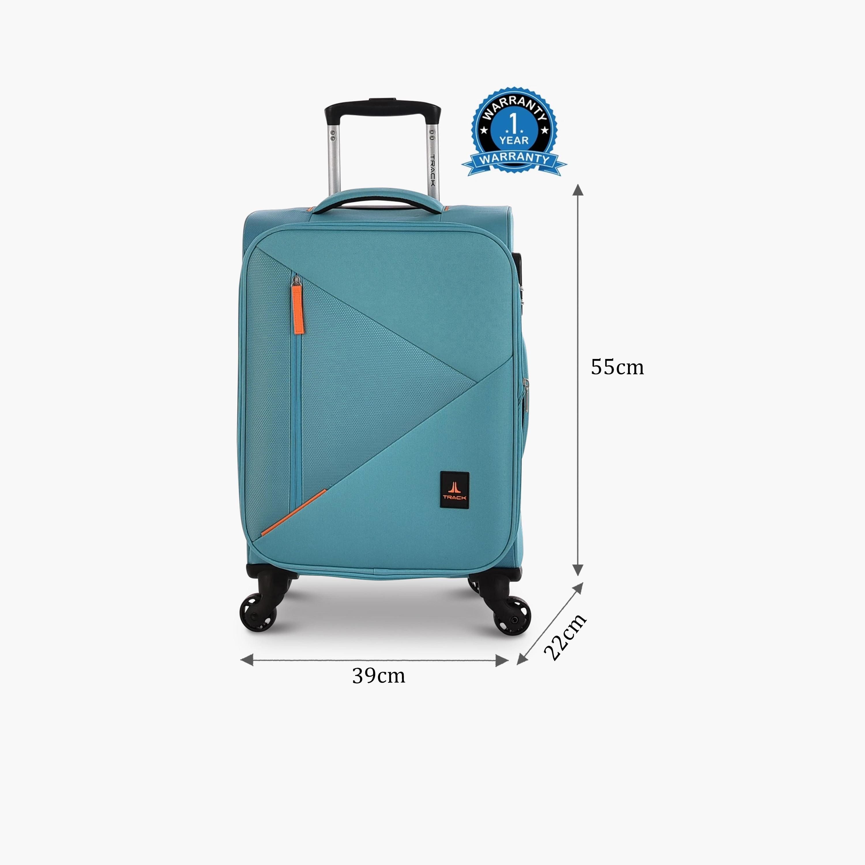 تراك- شنطة 55 سم حجم مناسب للمقصورة بأربع عجلات مع قفل مركب | LG003-20-travel-luggagesandbags-luggage-image-3