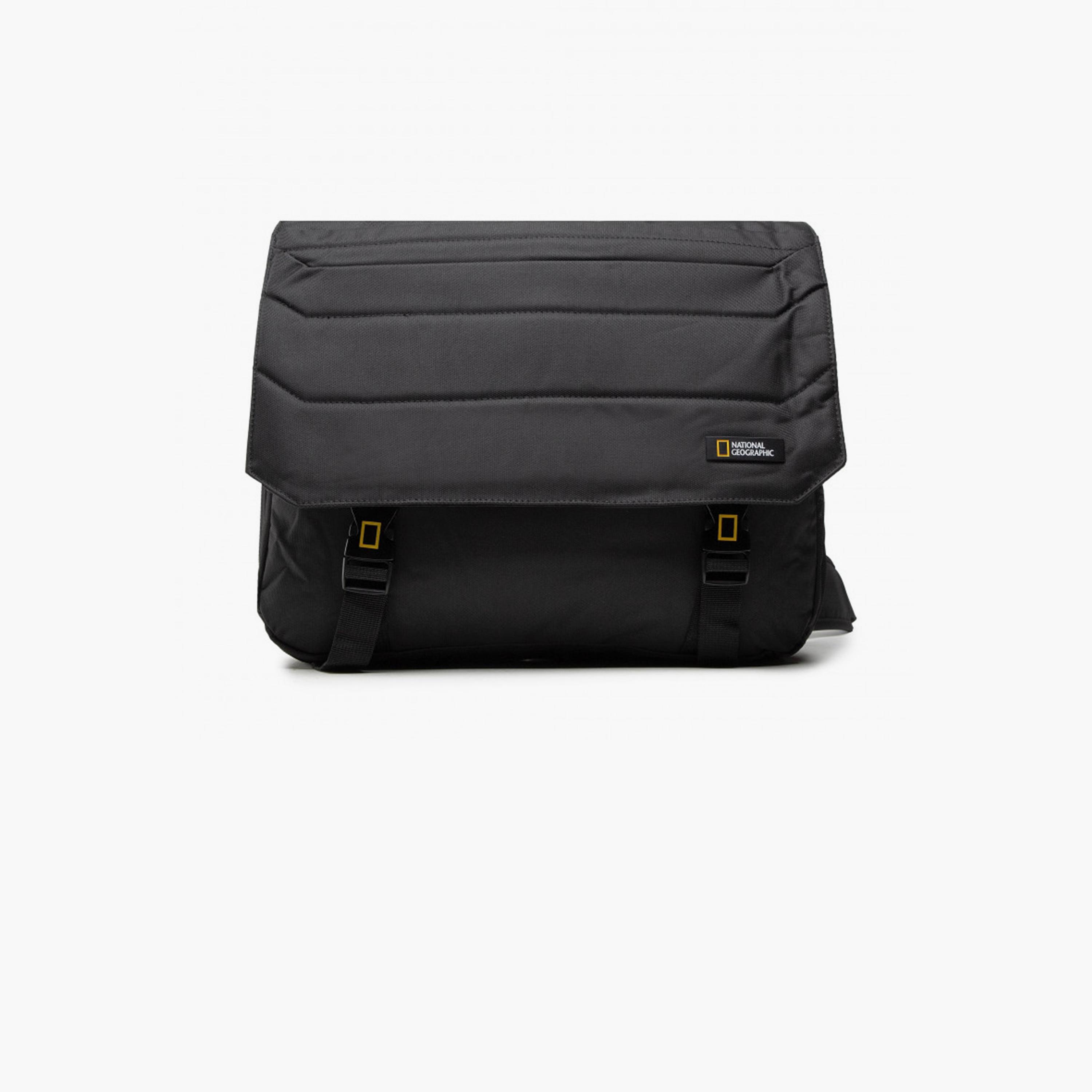 National Geographic Polyester Shoulder Bag with Flap Closure and Adjustable Strap | N00709-men-bags-image-1