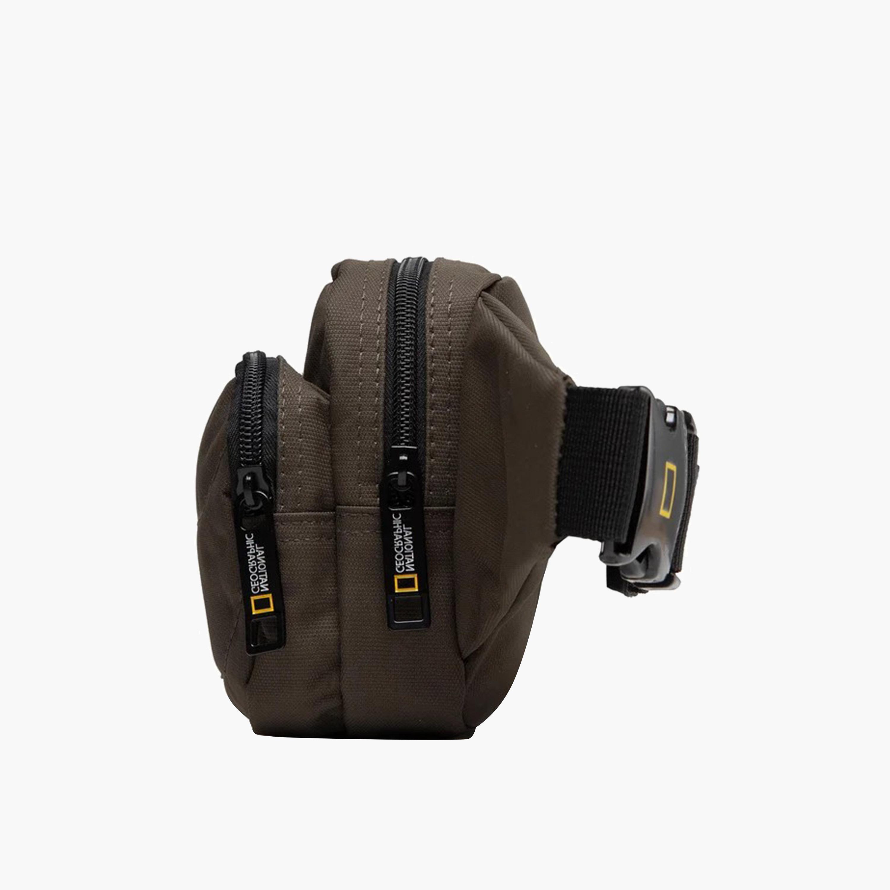 National Geographic 13 Inch Polyester Textured Waist Bags with Zipper | N00718-travel-accessories-image-3
