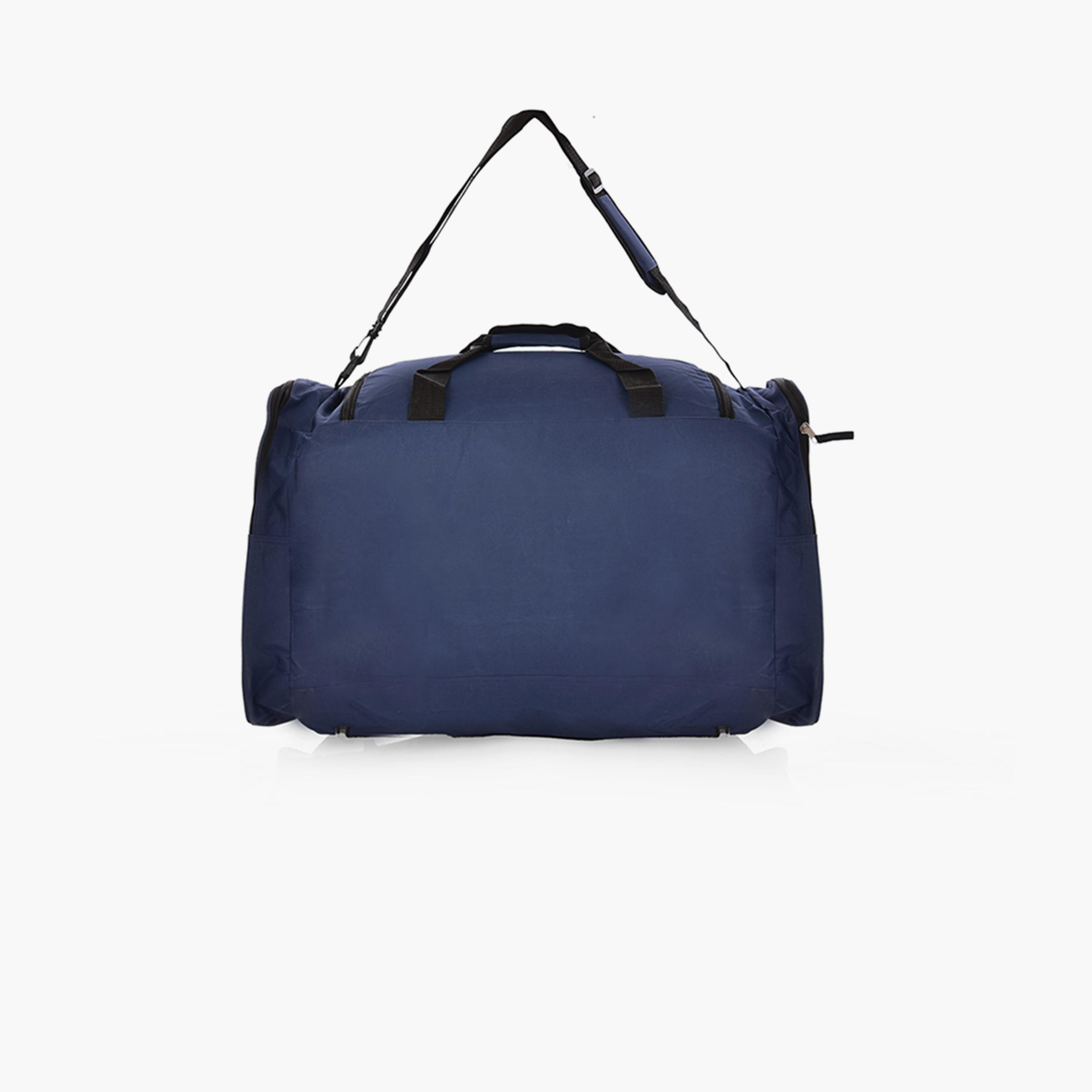 New Travel 24 Inch Fabric Duffel Bag, Carry On Travel Bag, Spacious, Zippered and with Front Pockets for Sports, Gym, Yoga and More | N09-24-travel-luggagesandbags-dufflebags-image-5