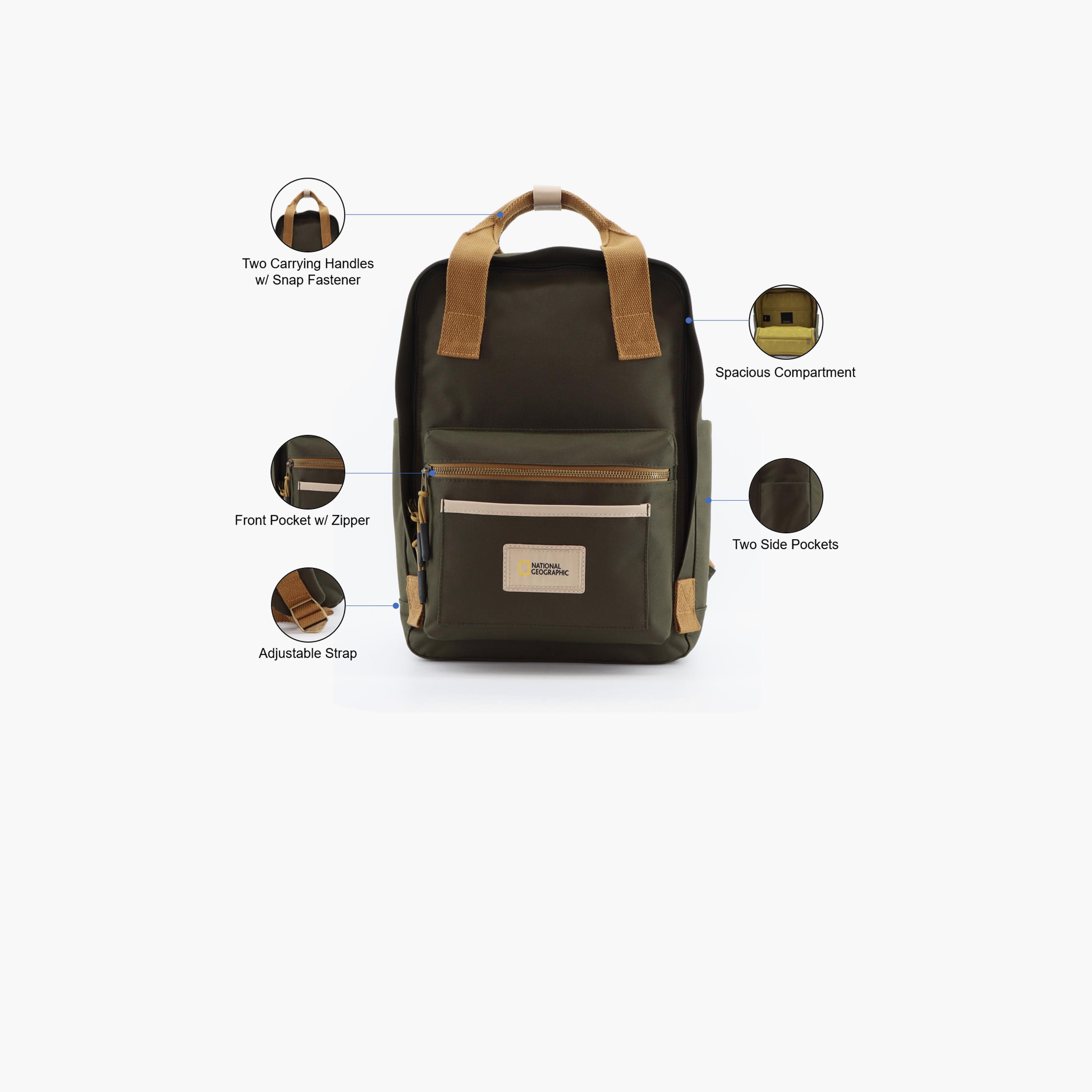 National Geographic 15 Inch Fraber Legend 15 Inch Polyester Laptop Bag | N19180-school-bagsandbackpacks-backpacks-image-3