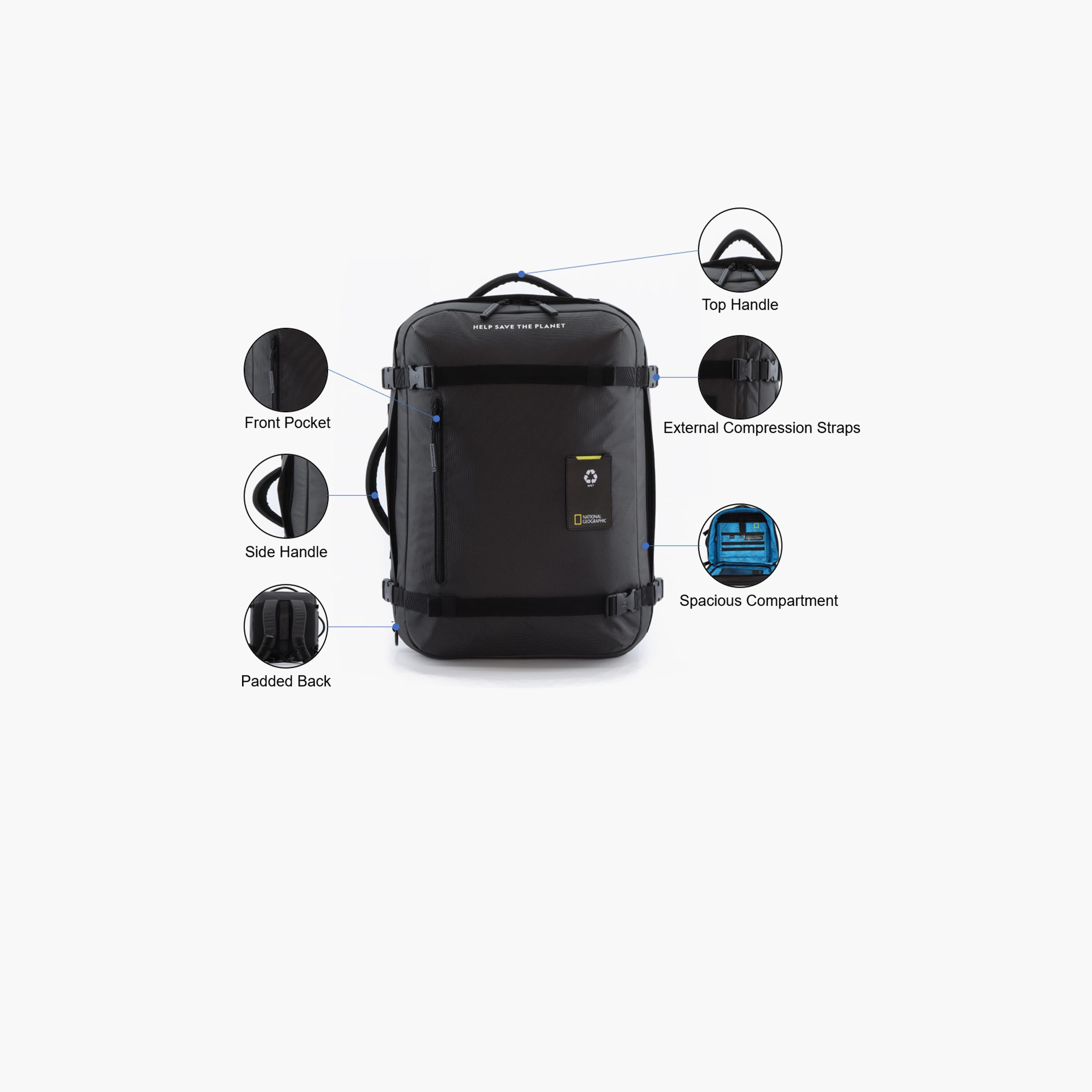 ناشيونال جيوغرافيك- شنطة ظهر قماش 19.5 إنش 3 في 1 للسفر والكمبيوتر المحمول | N20907-school-bagsandbackpacks-backpacks-image-3