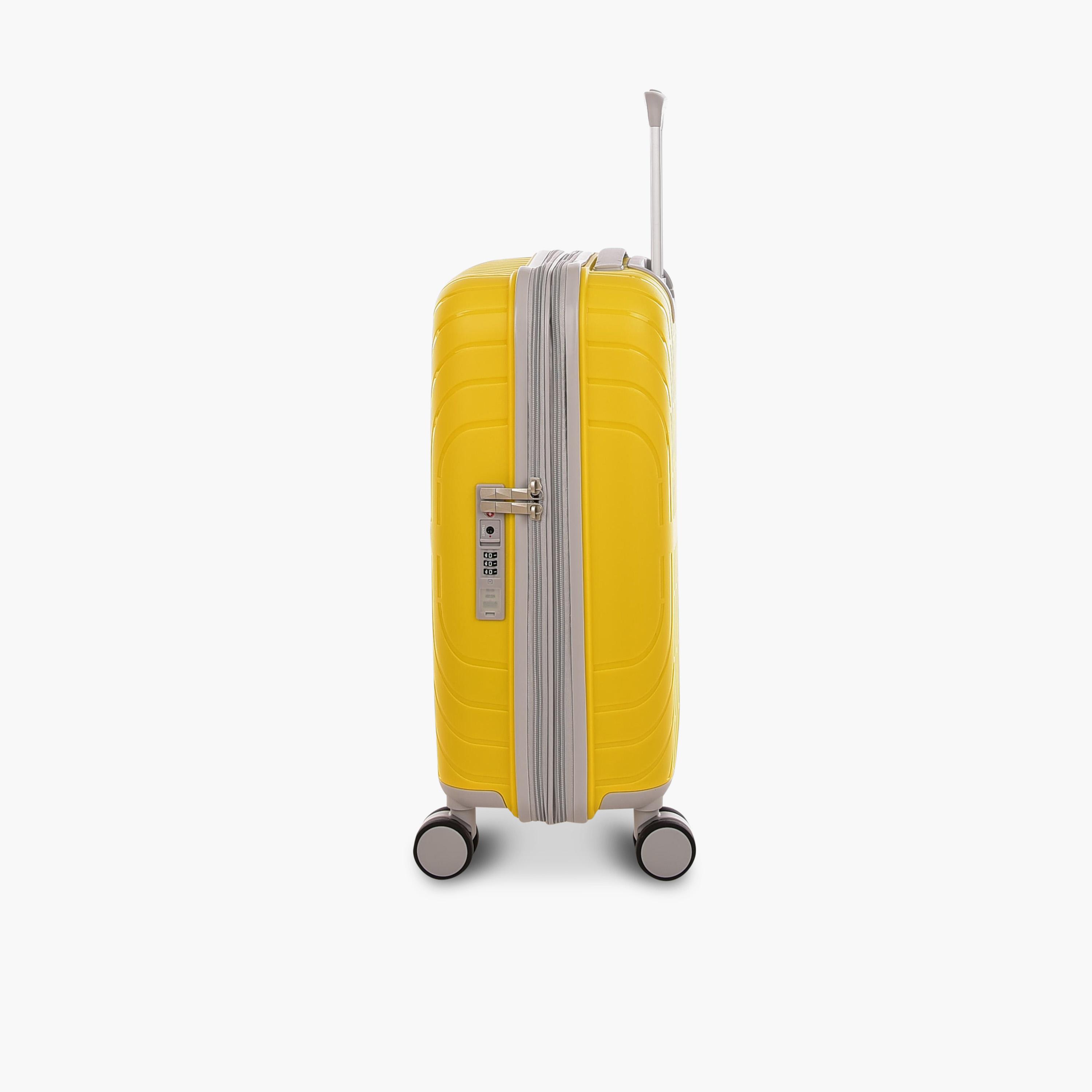 Magellan 56.5 CM Cabin Polypropylene Hardcase Four-Wheeler Double Trolley Bag | PPT014-20 -travel-luggagesandbags-luggage-image-6