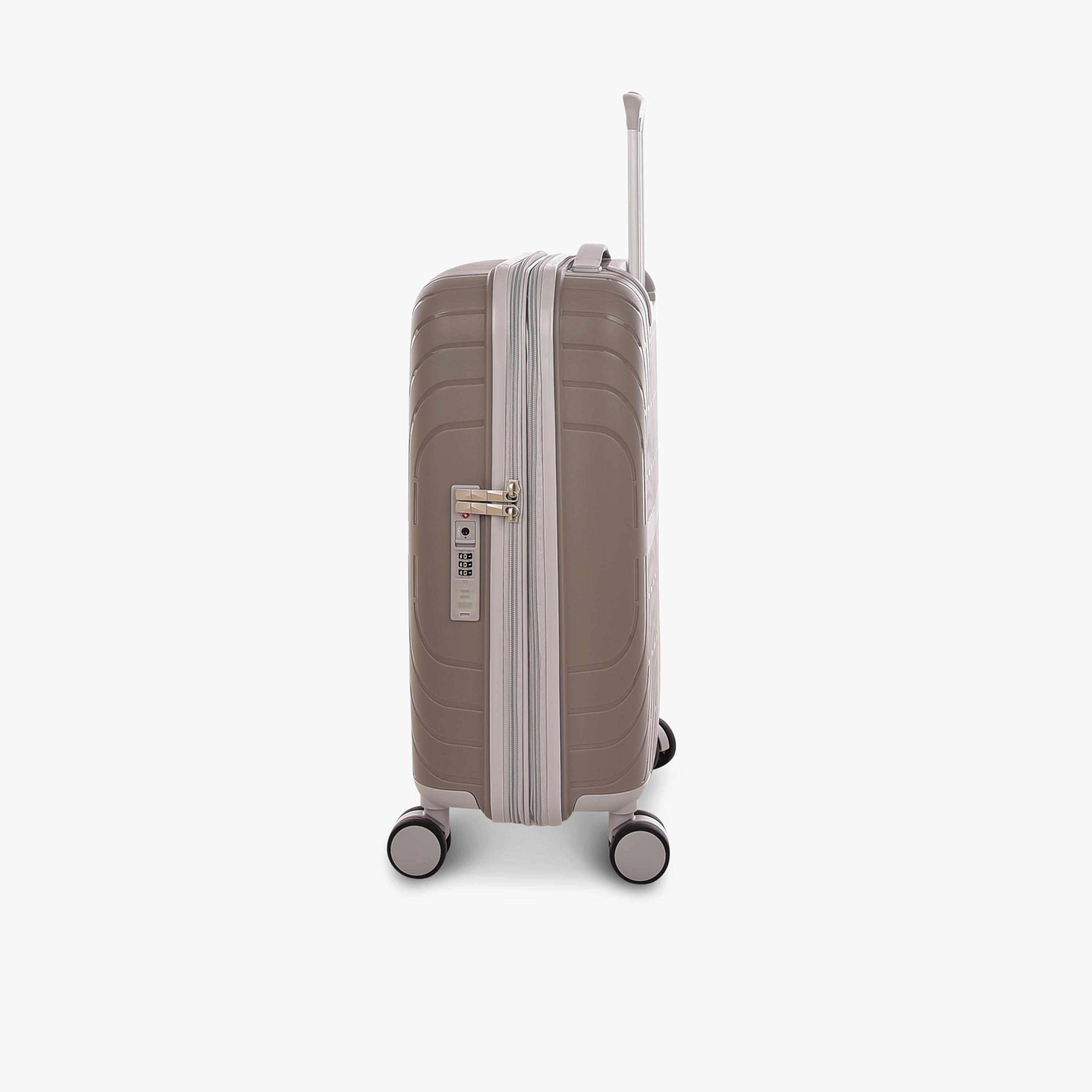 Magellan 56.5 CM Cabin Polypropylene Hardcase Four-Wheeler Double Trolley Bag | PPT014-20 -travel-luggagesandbags-luggage-image-6