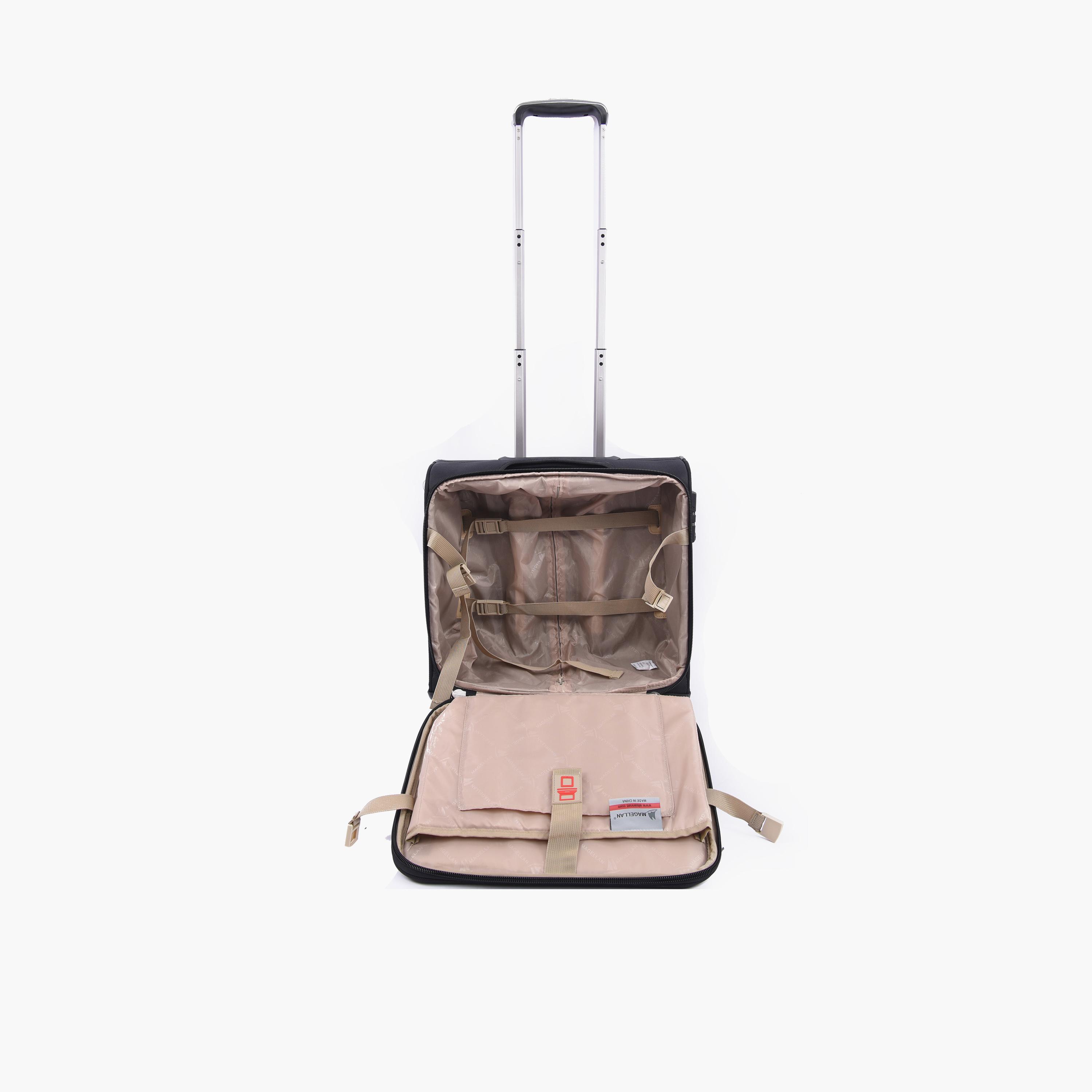 Magellan 45 CM Cabin Textile Softcase Four-Wheeler Spinner Trolley Bag with TSA Lock | TL1076-16-travel-luggagesandbags-luggage-image-7