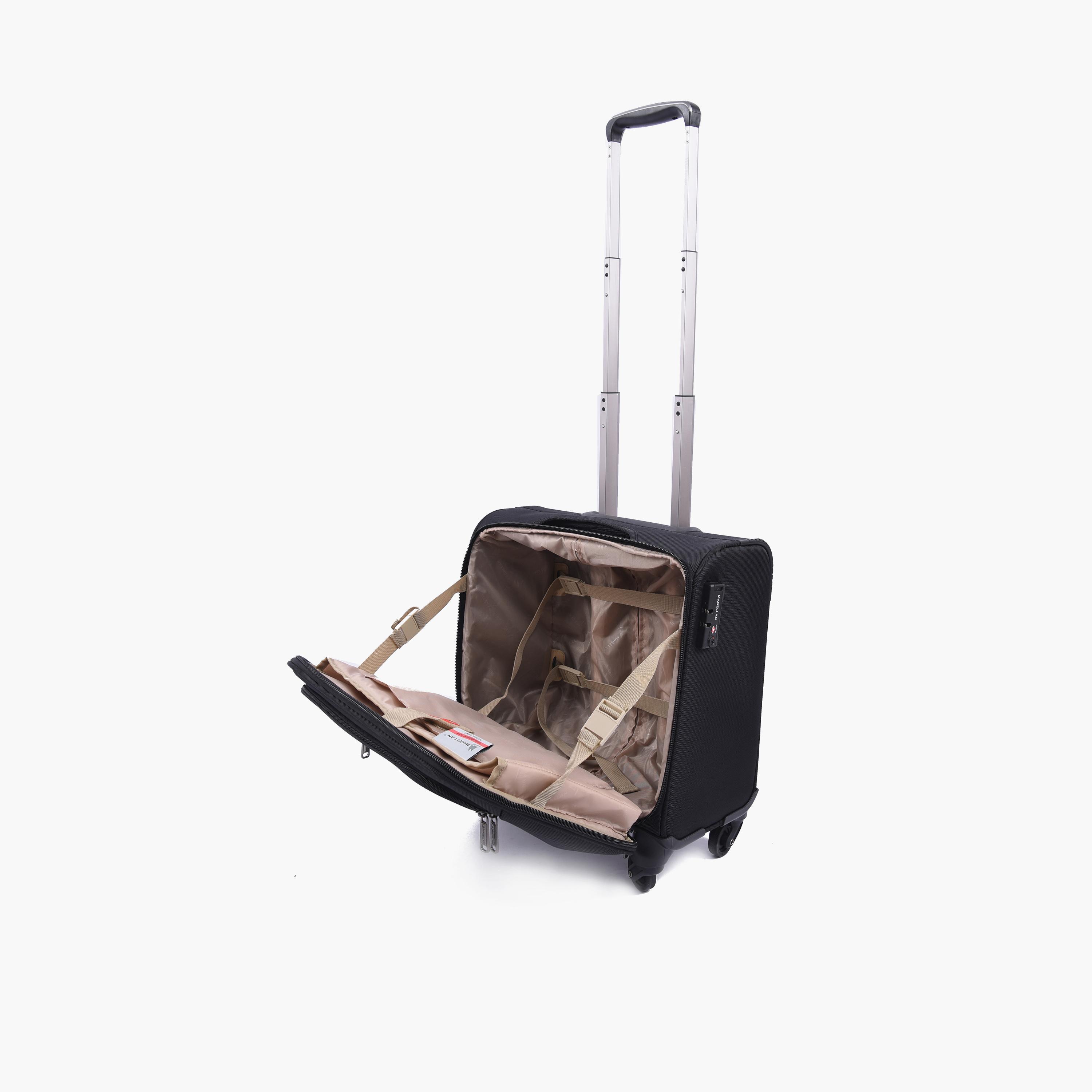 Magellan 45 CM Cabin Textile Softcase Four-Wheeler Spinner Trolley Bag with TSA Lock | TL1076-16-travel-luggagesandbags-luggage-image-8