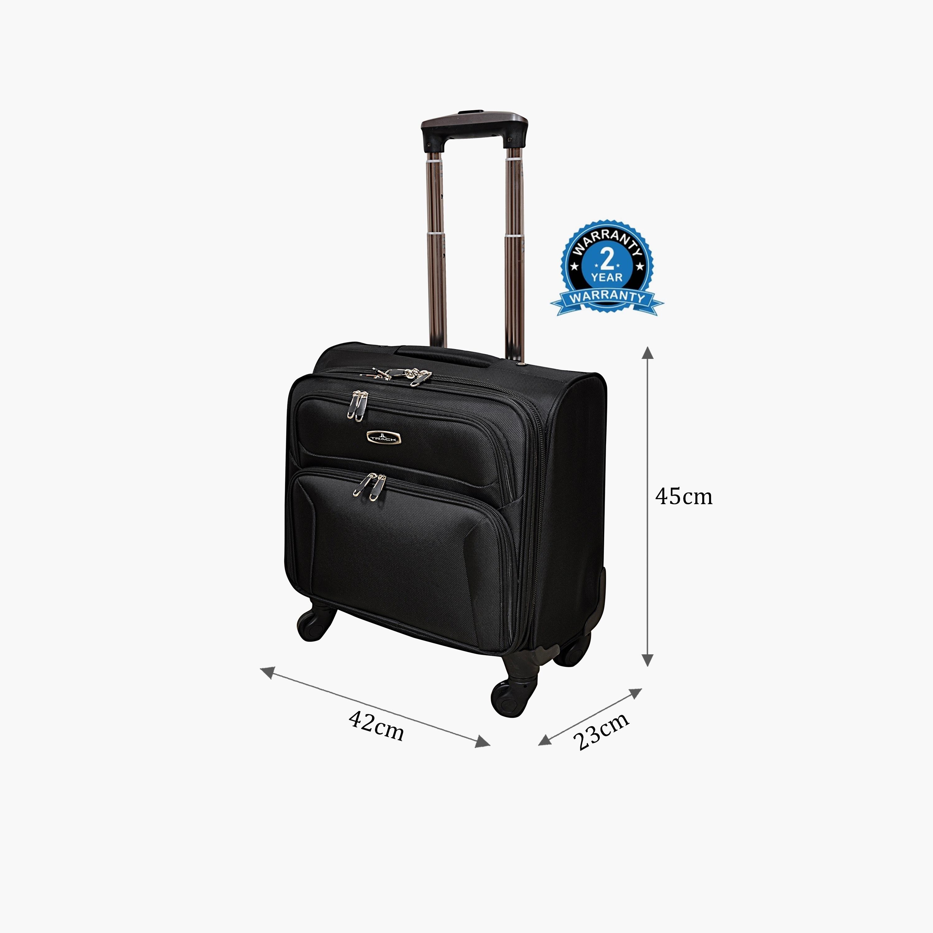 Track 45 CM Cabin Textile Softcase Four-Wheeler Single Trolley Bag | TR3010-1-16-travel-luggagesandbags-luggage-image-2