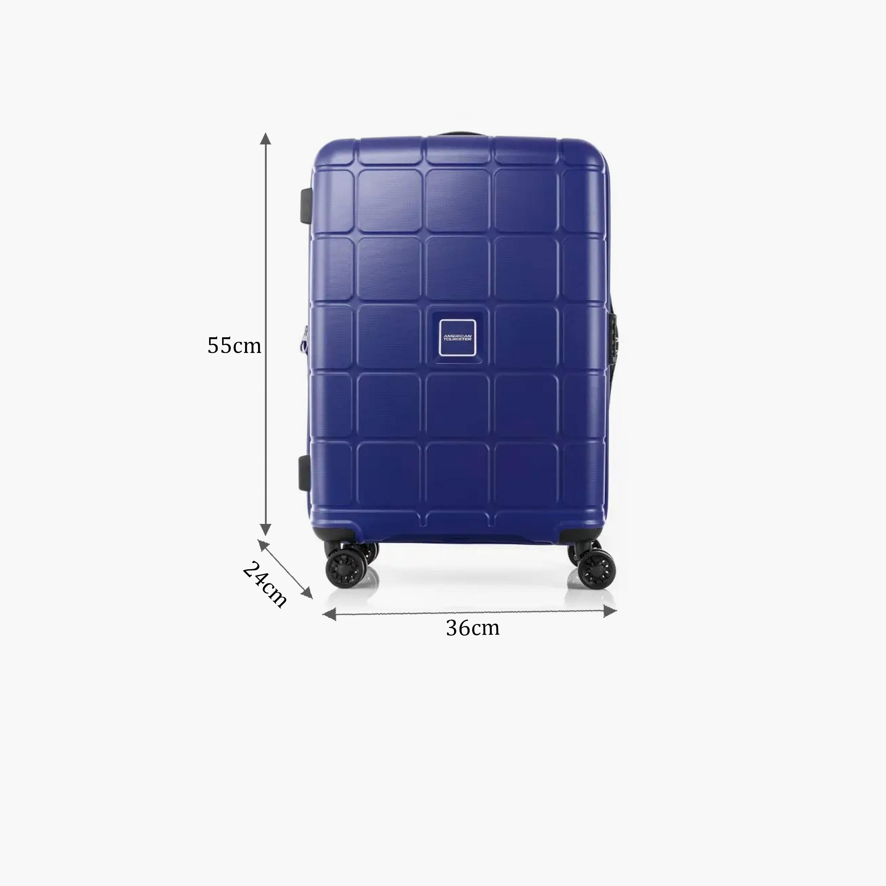 American Tourister Hundo SP 55 CM Small Cabin Polypropylene Hard Sided 4-Wheeler Spinner Trolley Bag with TSA Combination Lock-travel-luggagesandbags-luggage-image-2