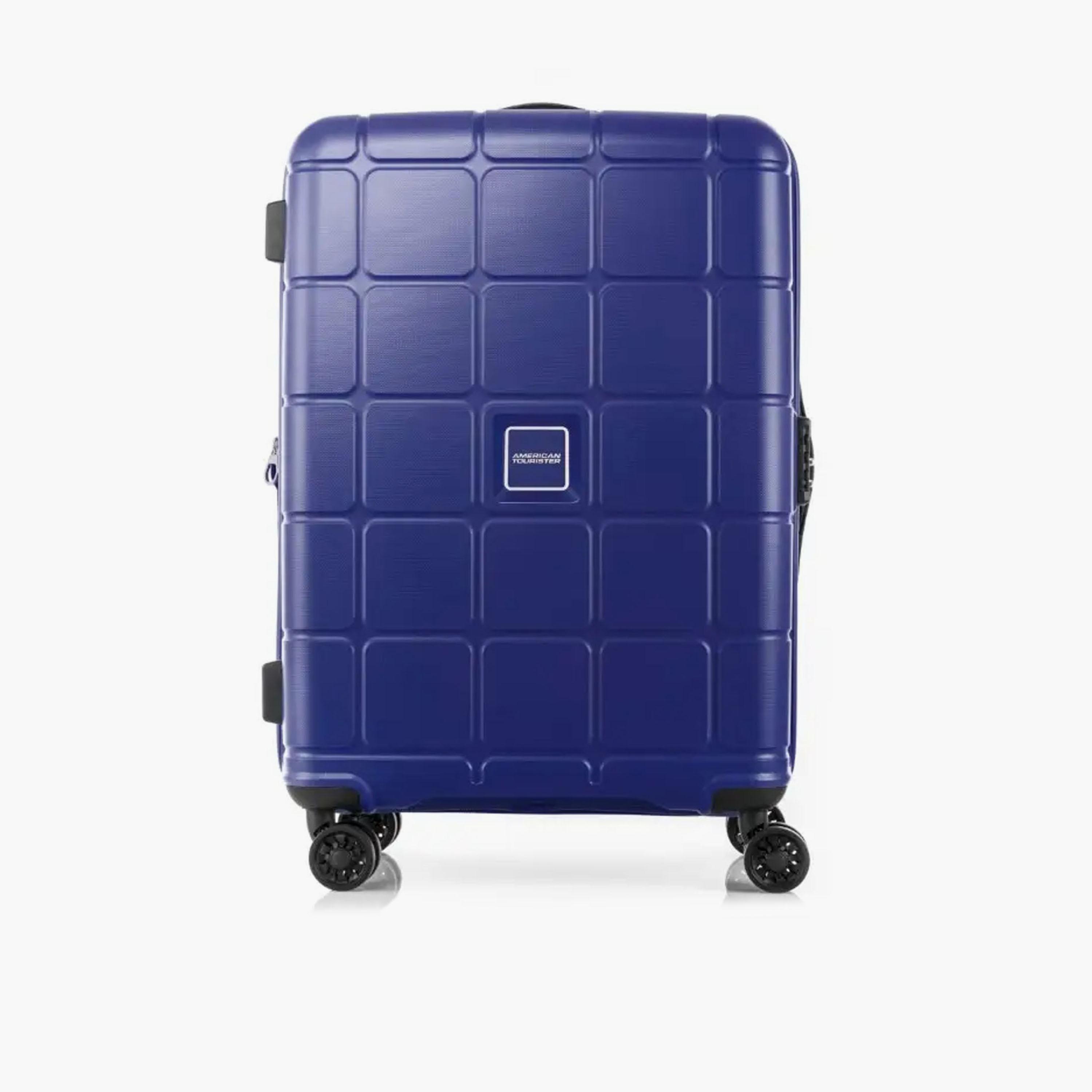 American Tourister Hundo SP 68 CM Medium Check-in Polypropylene Hard Sided 4-Wheeler Spinner Trolley Bag with TSA Combination Lock-travel-luggagesandbags-luggage-image-1