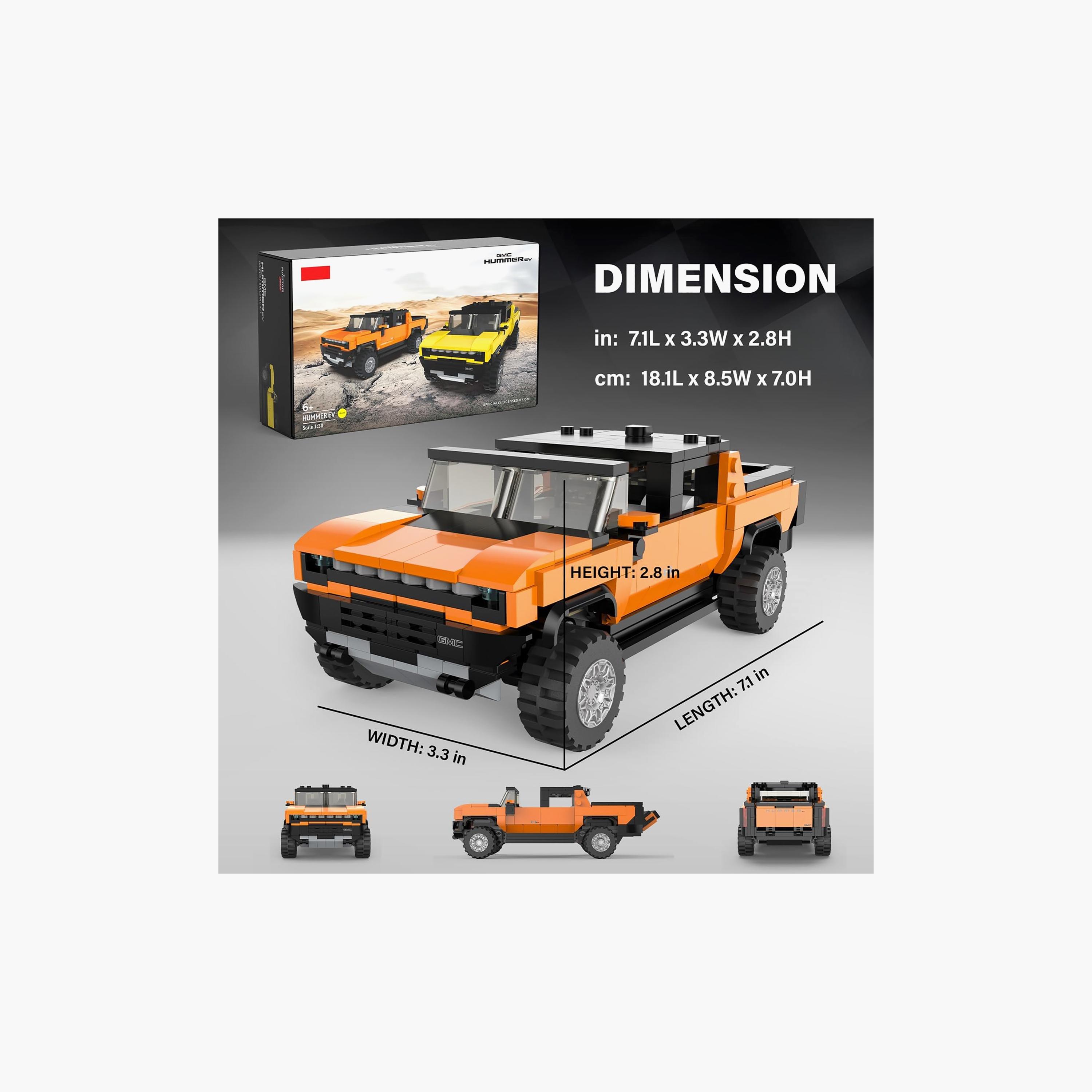 مكعبات بناء سيارة هامر إي في 431 قطعة من راستار-toys-buildingblocks-blocks-image-4