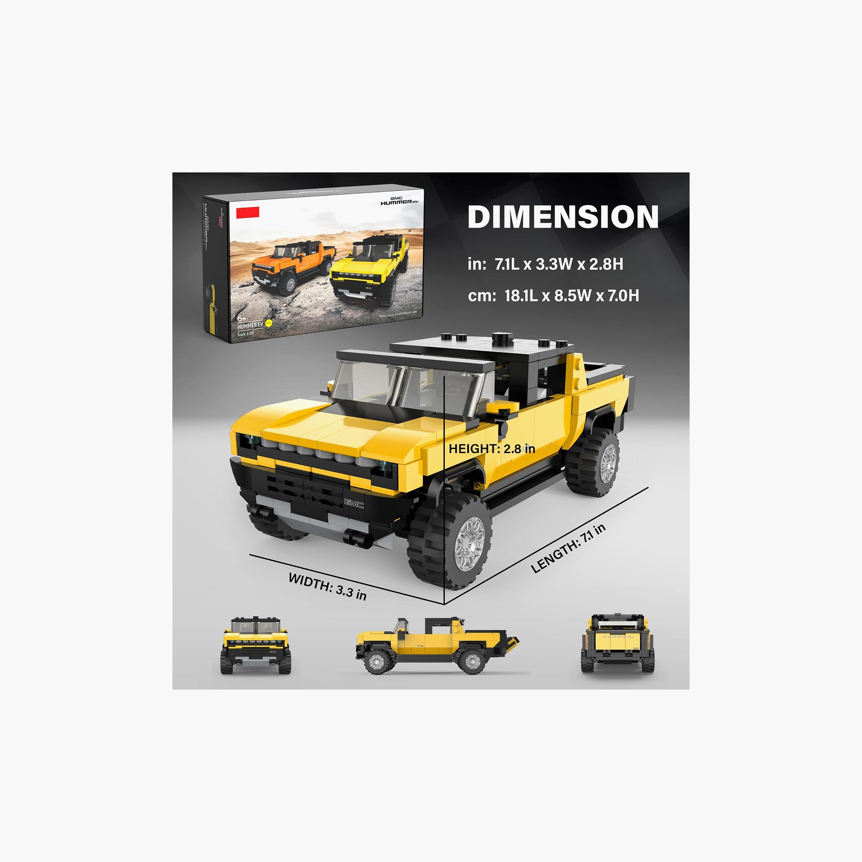 Rastar 431-Piece Hummer EV Toy Car Building Blocks-toys-buildingblocks-blocks-image-5