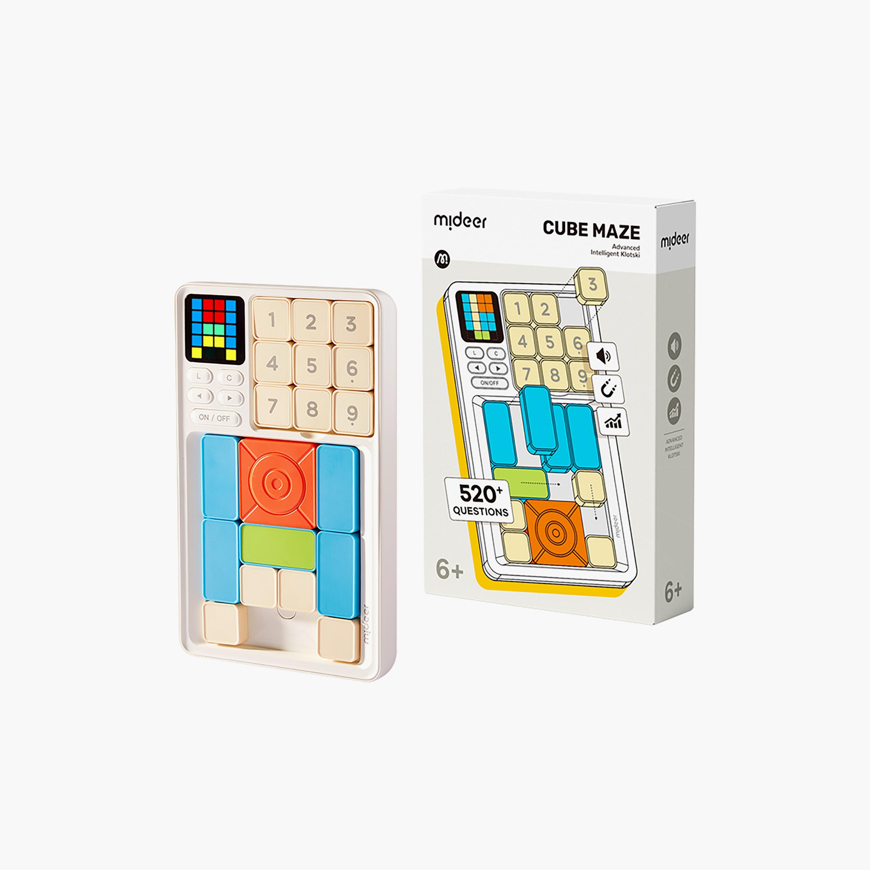 Mideer Intelligence Cube Maze Sliding Puzzle-toys-babyandtoddlertoys-learningtoys-image-1