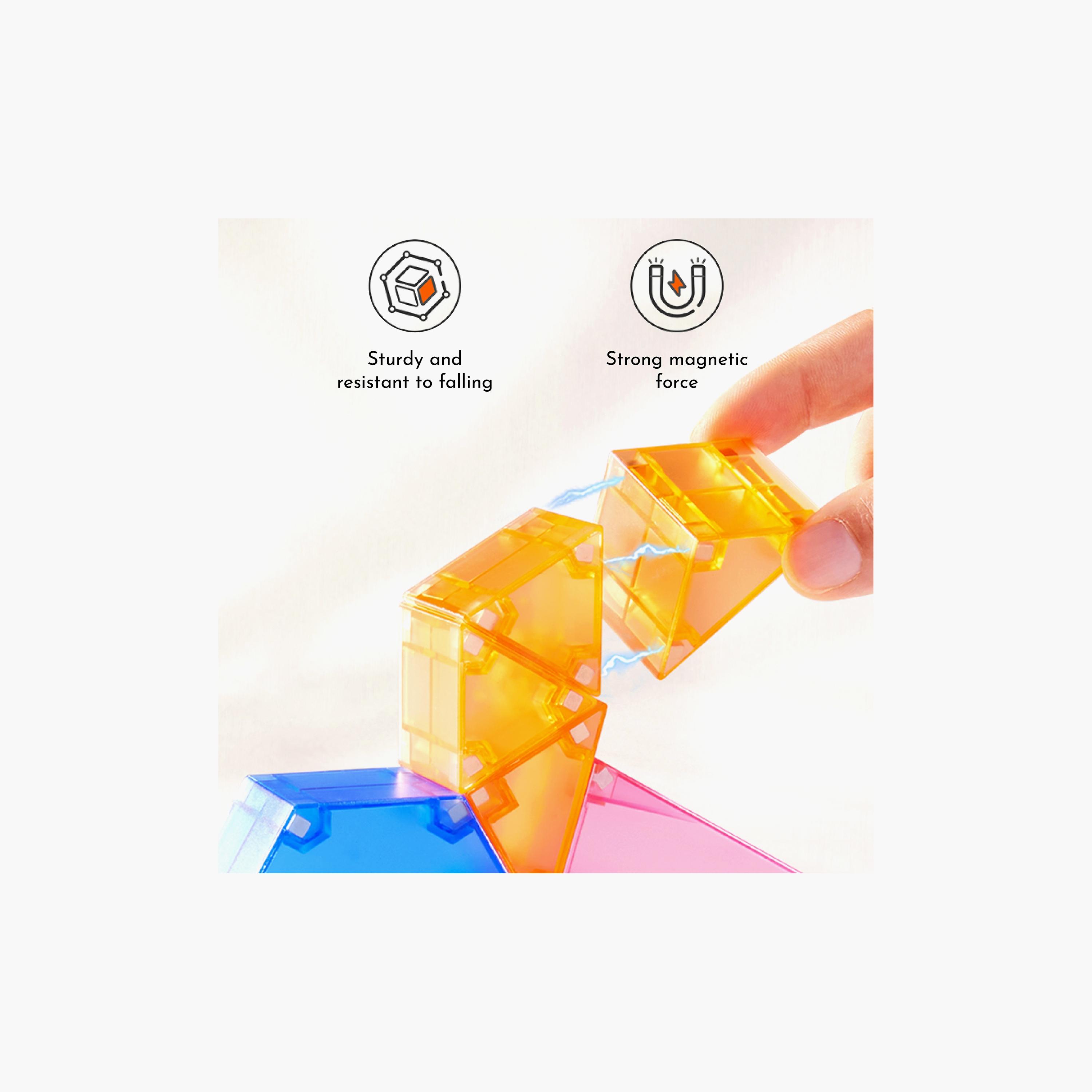 Mideer 46-Piece 3D Magnetic Building Blocks-toys-buildingblocks-magnetictoys-image-3