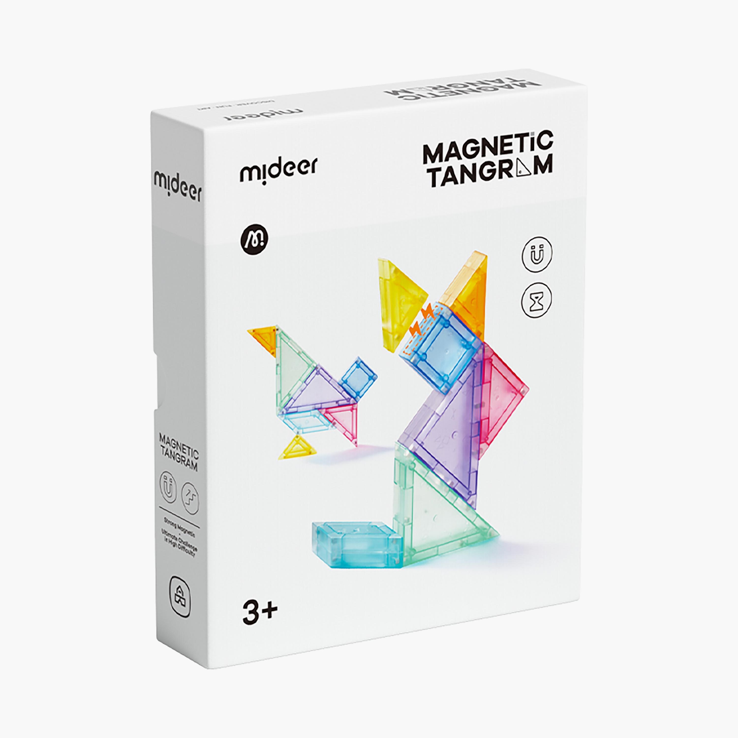 Mideer Magnetic Tangram Building Toy-toys-buildingblocks-magnetictoys-image-1