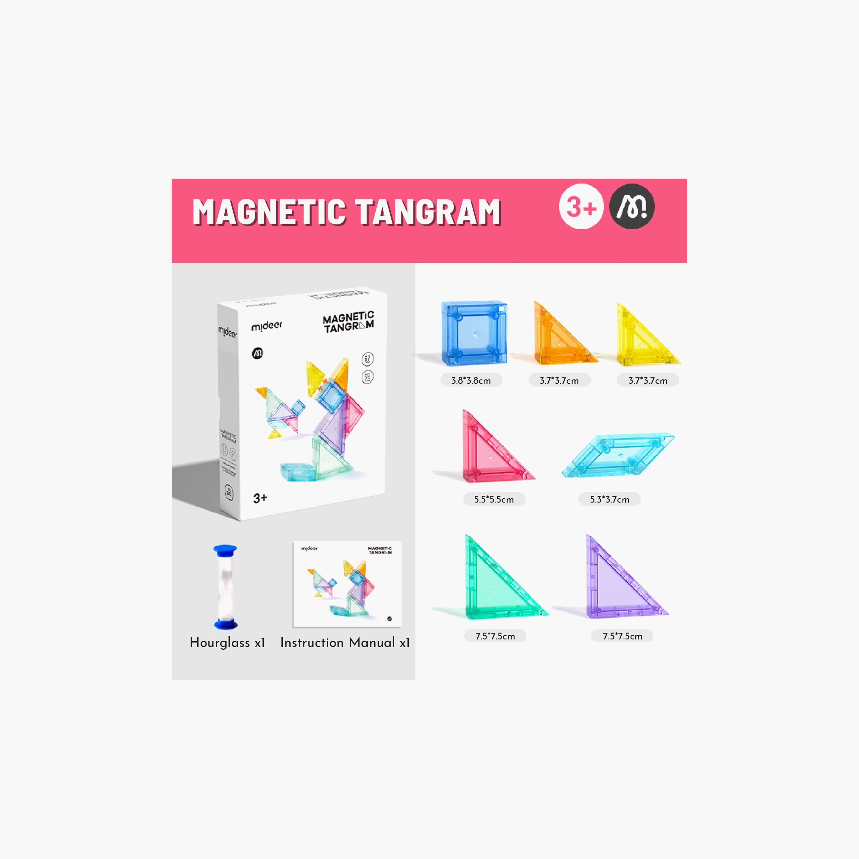 Mideer Magnetic Tangram Building Toy-toys-buildingblocks-magnetictoys-image-2