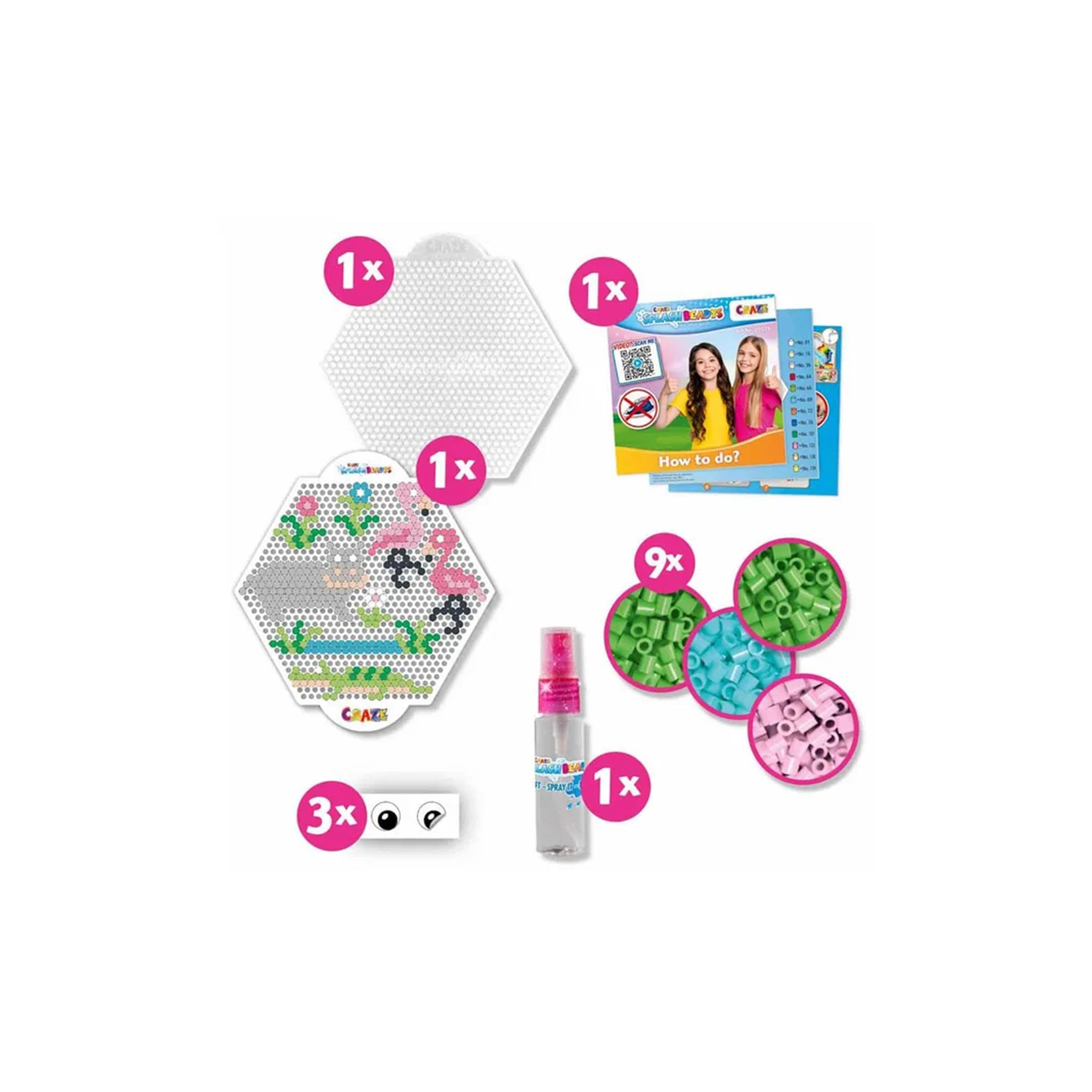 Craze Splash Beadys -  Starter Flamingo Version 2-school-artsandcrafts-image-1
