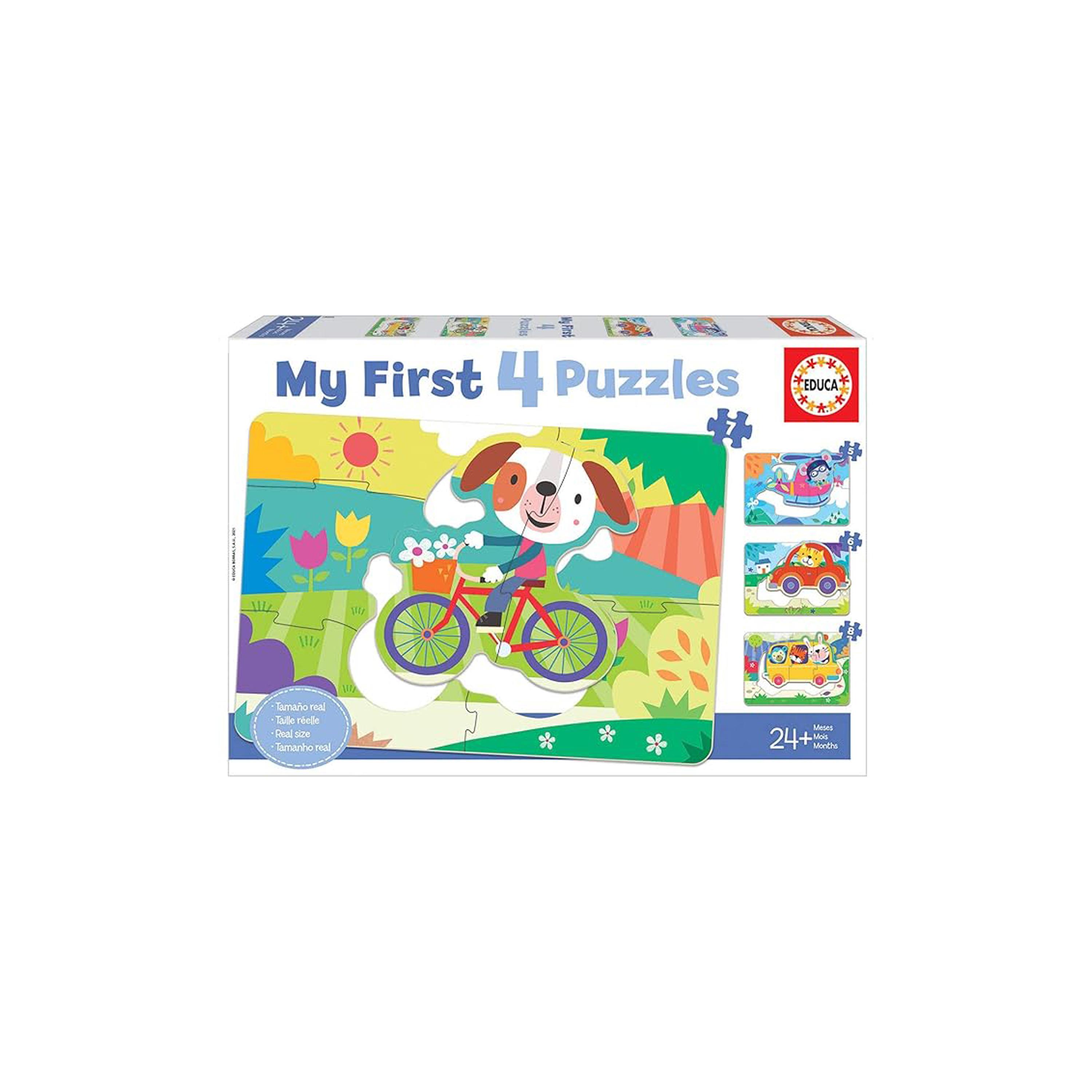 Educa 5+6+7+8-Piece My First Vehicles Puzzle-toys-indoortoys-puzzles-image-1