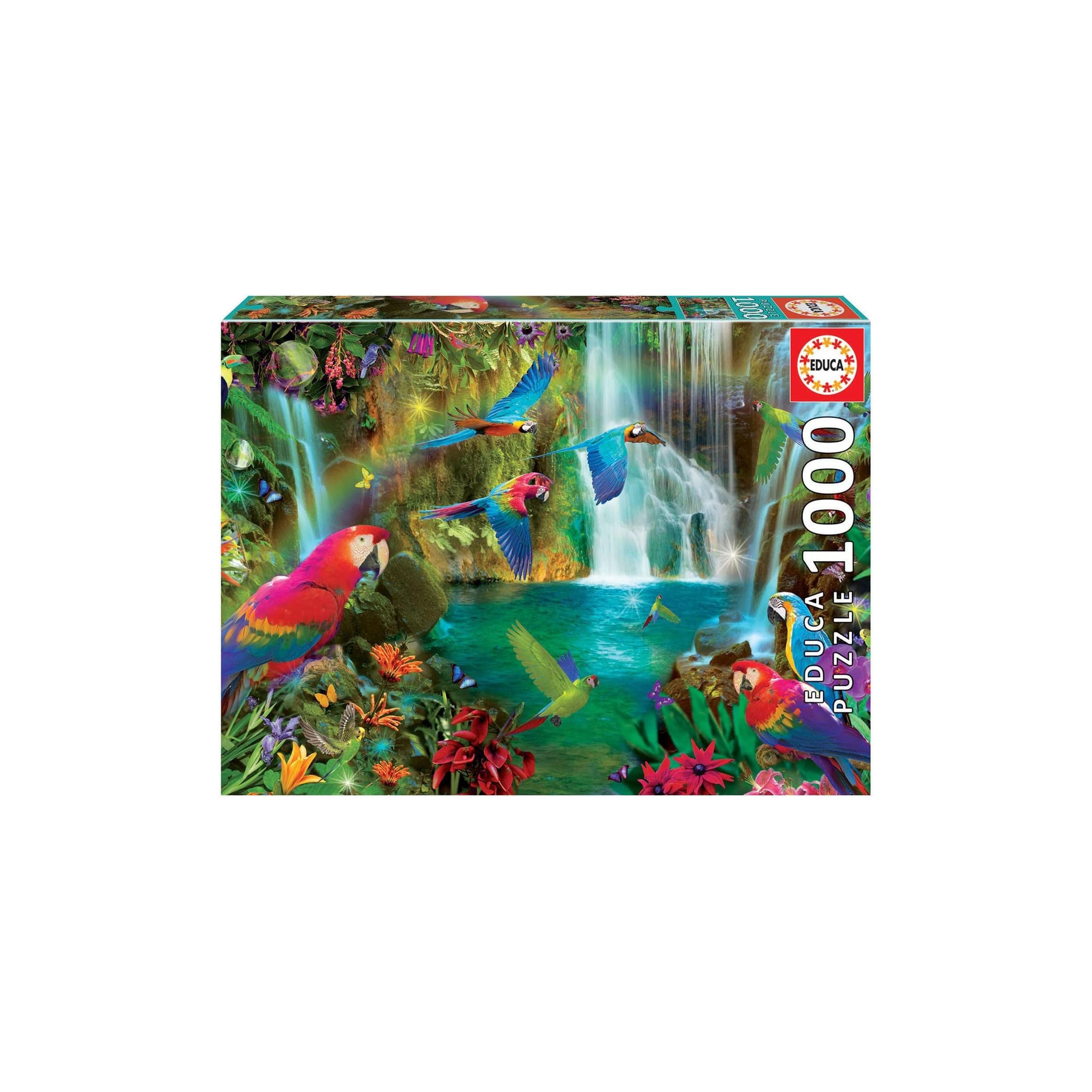 Educa 1000-Piece Tropical Parrots Puzzle-toys-indoortoys-puzzles-image-1