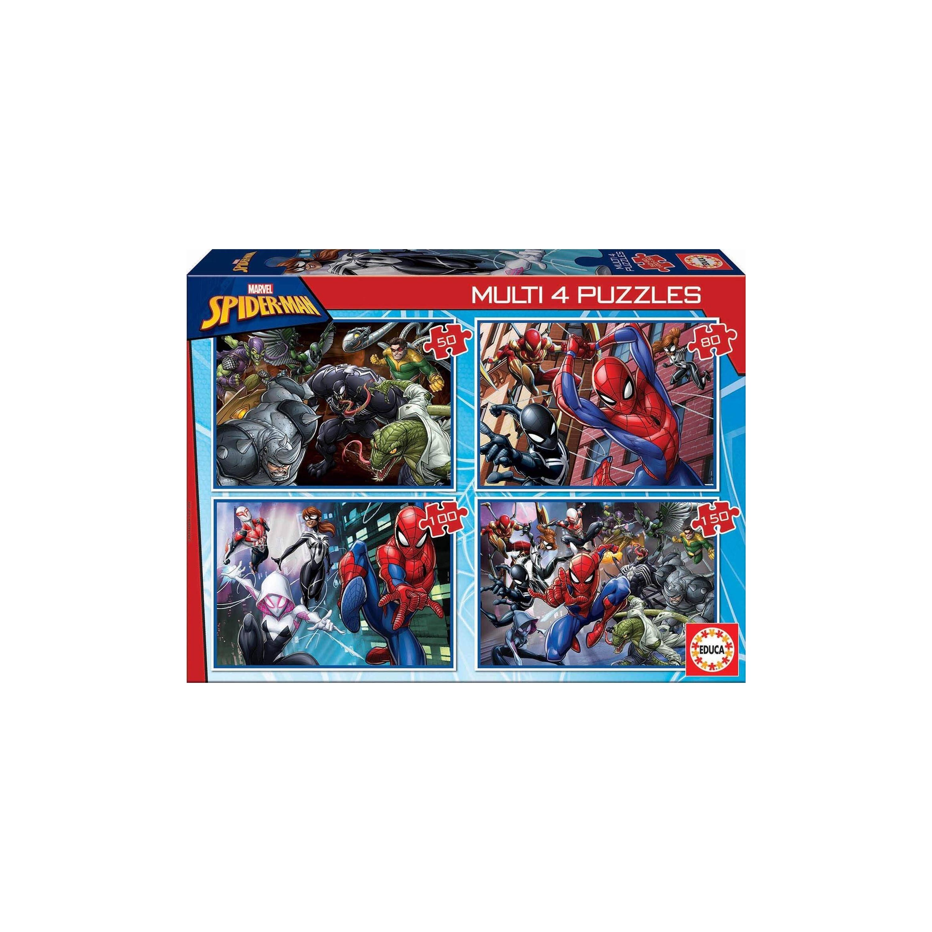 Educa 50+80+100+150-Piece Ultimate Spider-Man Puzzle-toys-indoortoys-puzzles-image-1