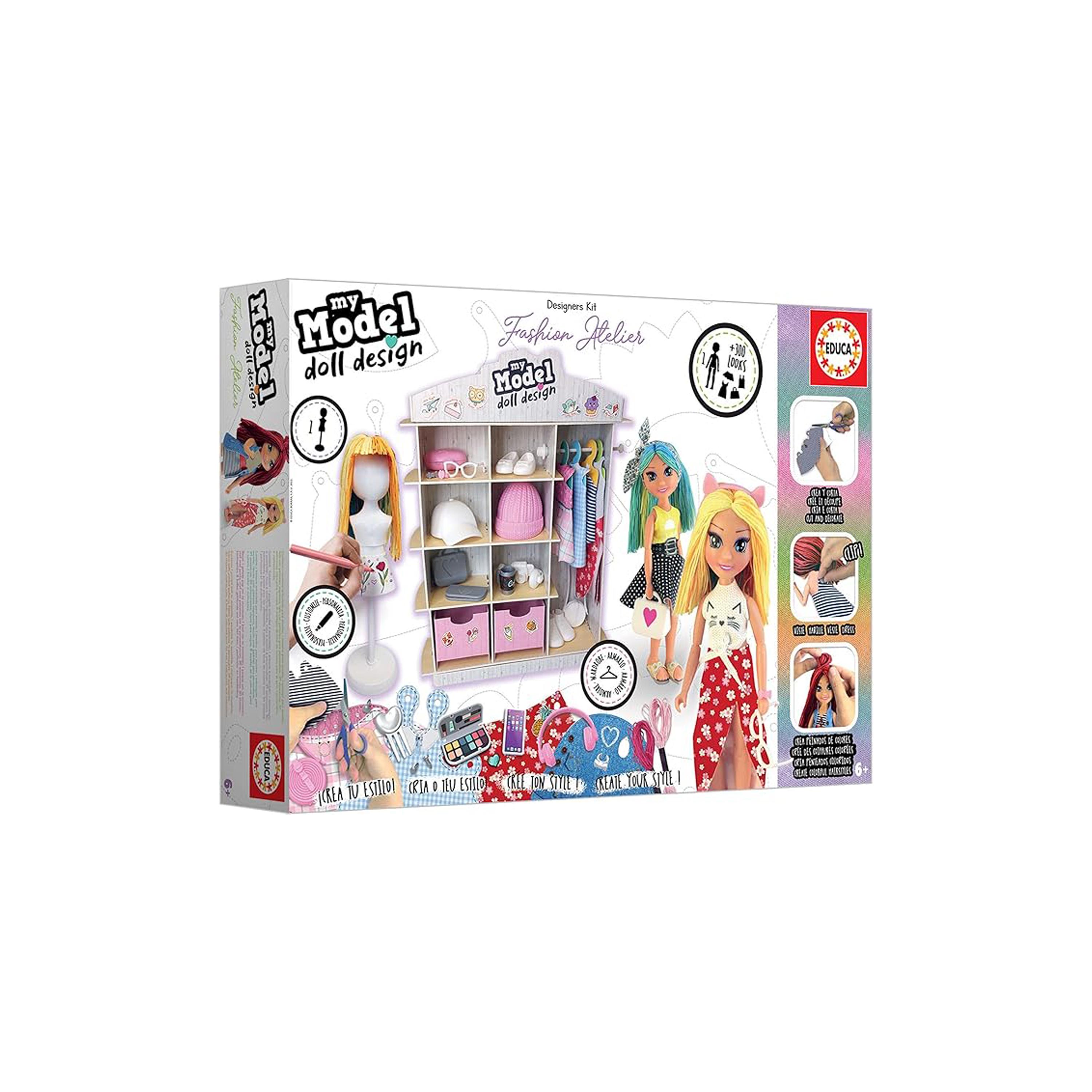 Educa My Model Doll Design Fashion Atelier Puzzle-toys-dollsandplaysets-dollplaysets-image-1