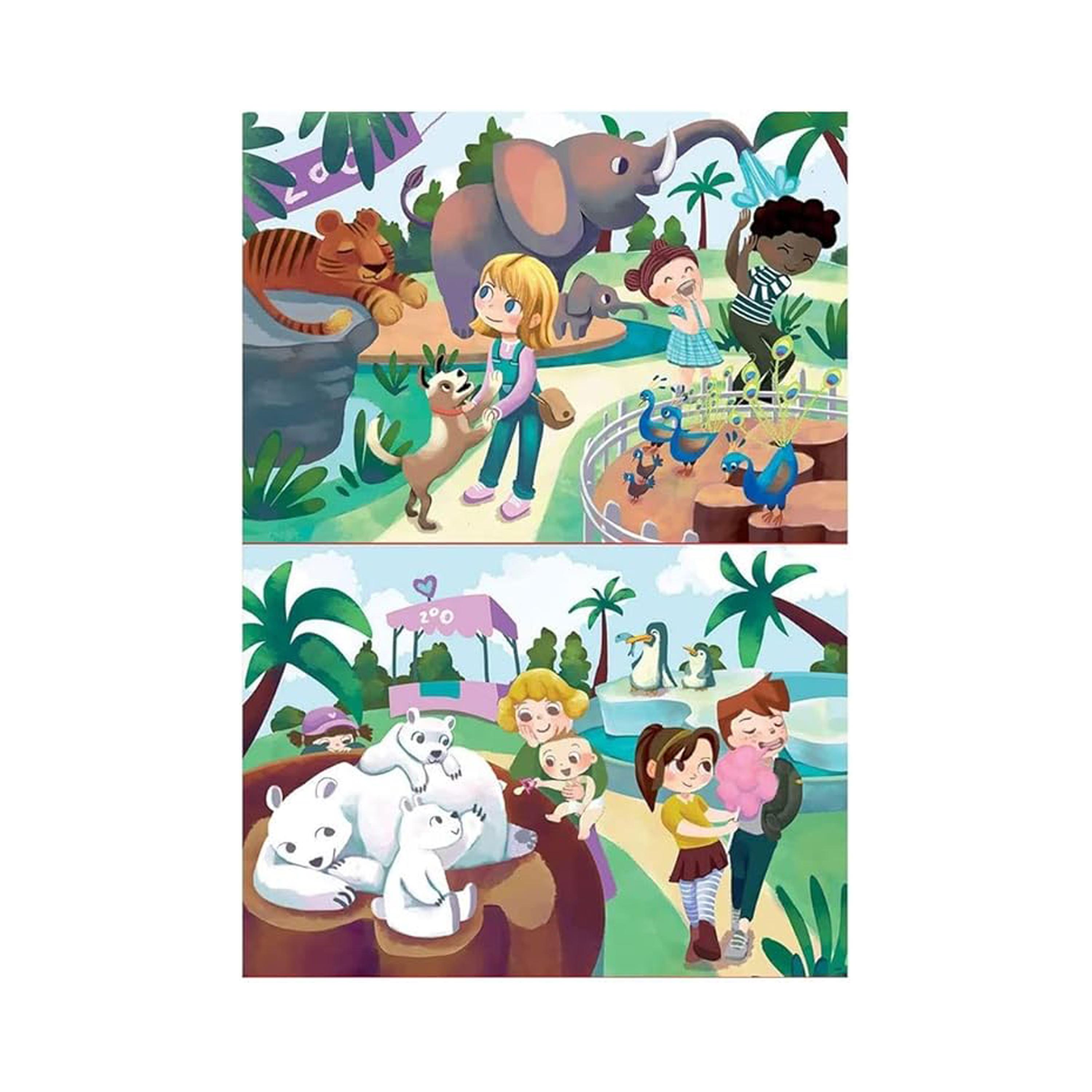 Educa 2X20-Piece In The Zoo Puzzle-toys-indoortoys-puzzles-image-2