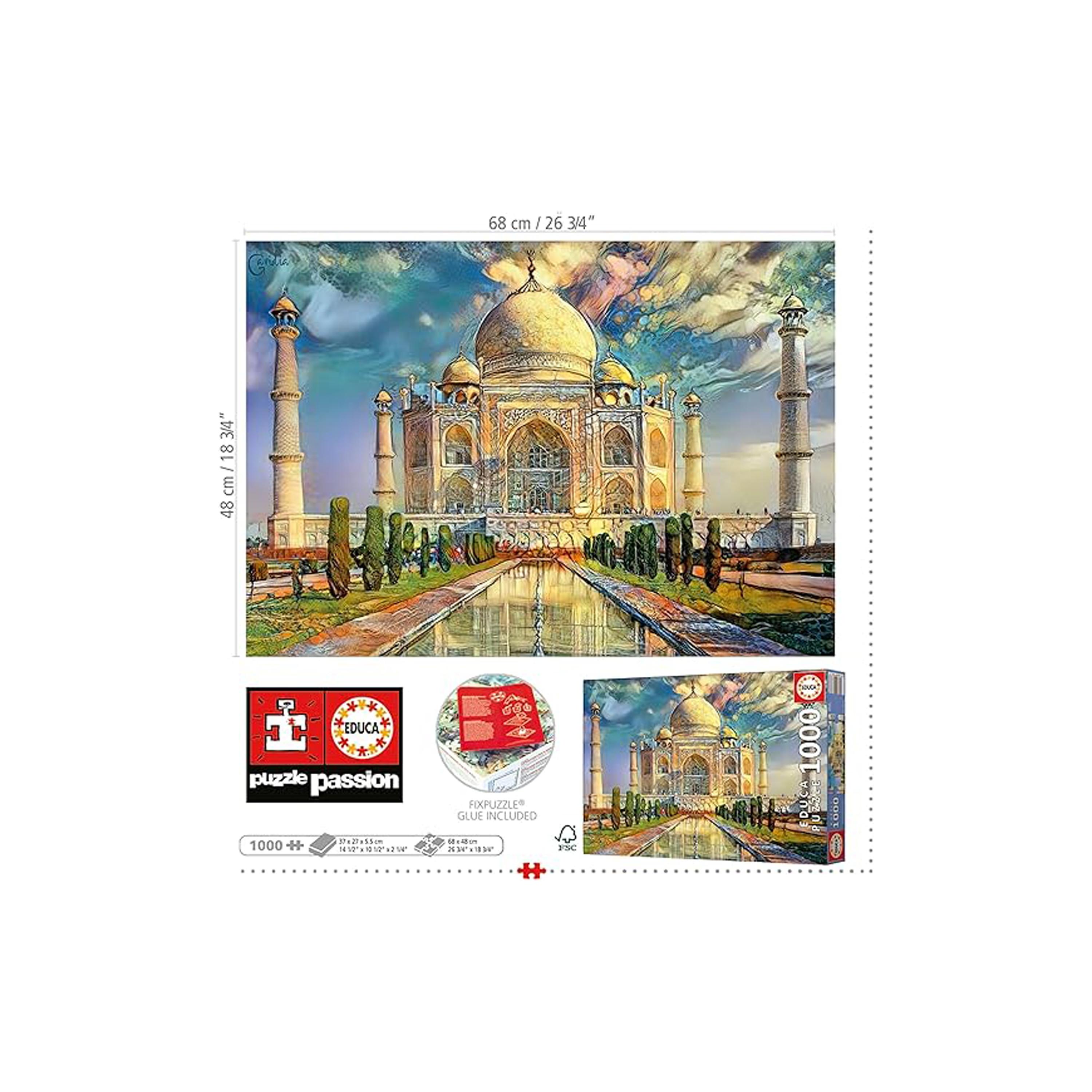 Educa 1000-Piece Tajmahal Fsc(R) Puzzle-toys-indoortoys-puzzles-image-3