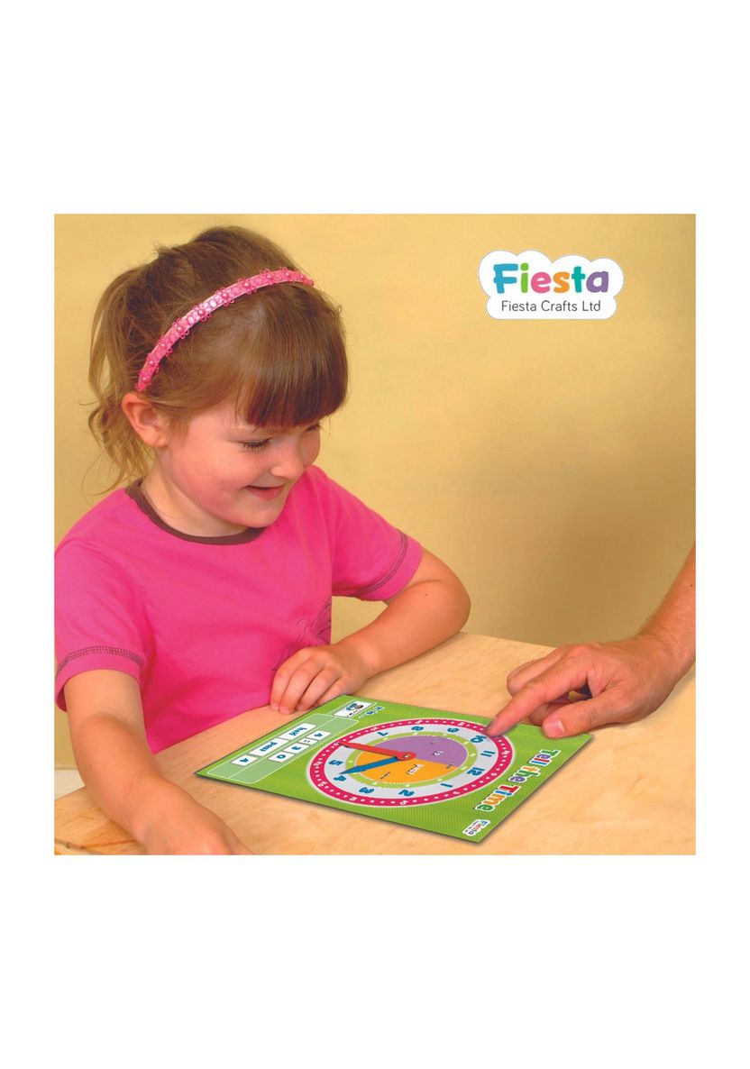 Fiesta Crafts - Magnetic Tell the Time Fiesta Crafts - Magnetic Tell the Time