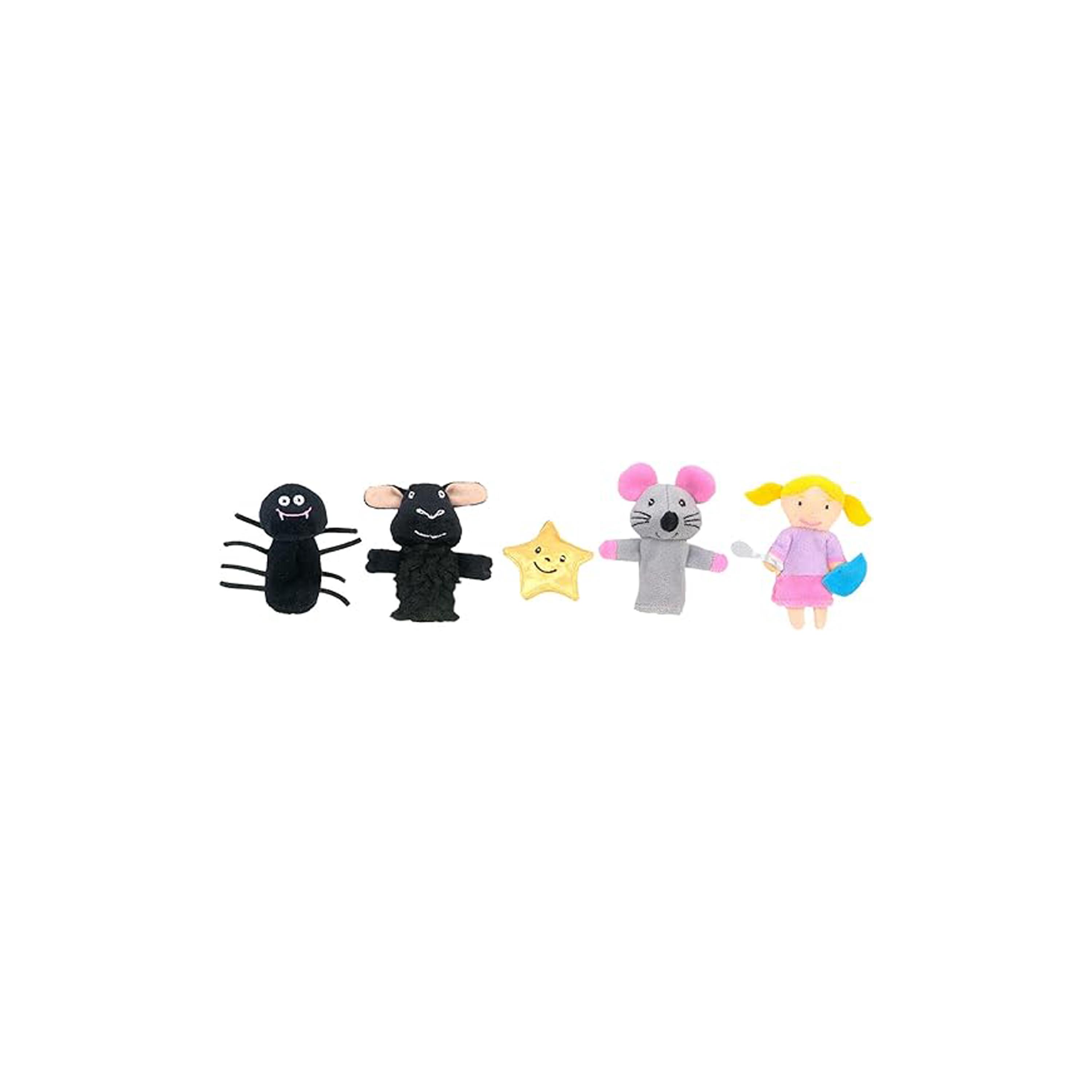 Fiesta Crafts Hand Puppet & Finger Puppet Nursery Rhymes Set-toys-plushsofttoys-animals-image-4