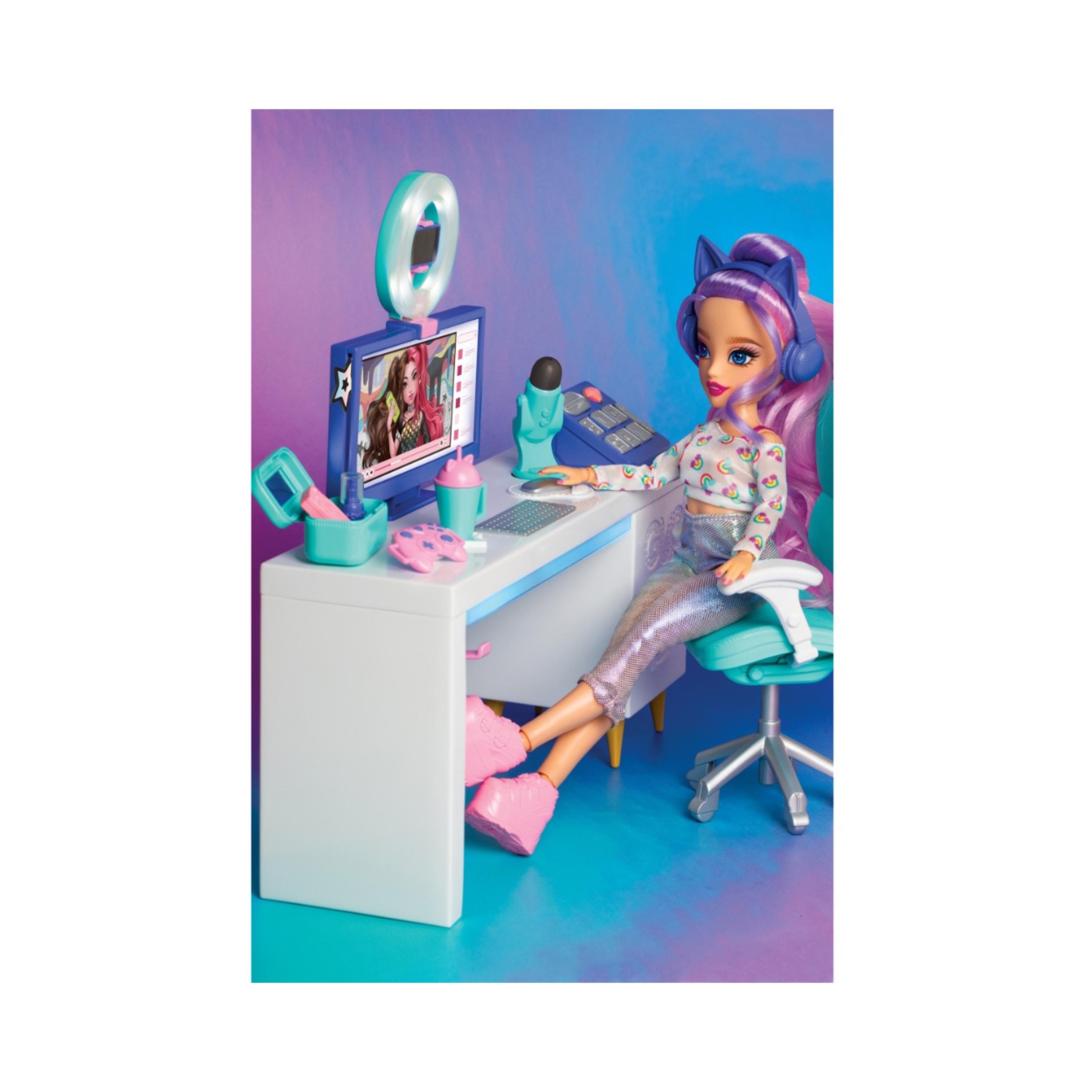 Glo-Up ASMR Streaming Studio with Sadie Doll-toys-dollsandplaysets-dollplaysets-image-2