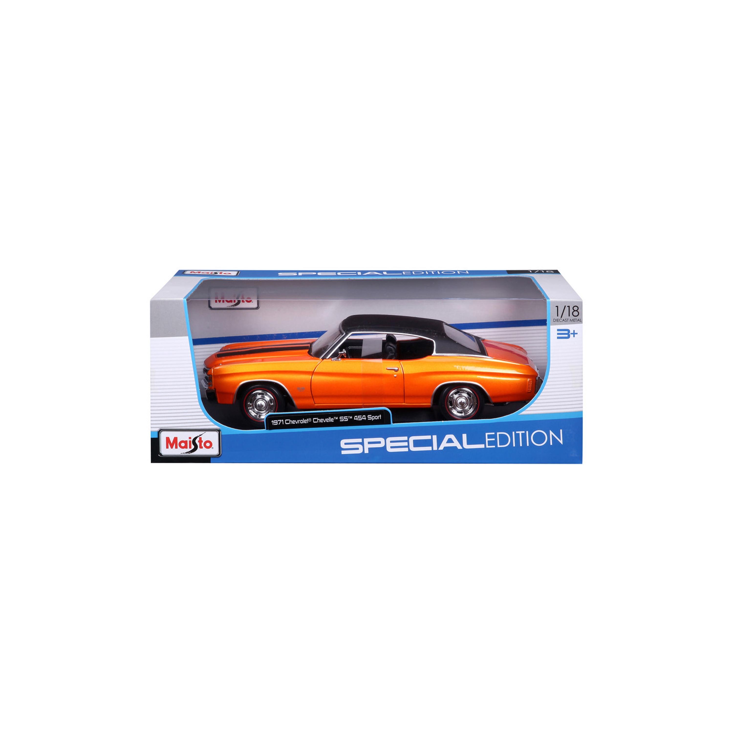 Maisto Chevrolet Chevelle SS454 Sport Co 1971 1/18 Special Edition Die-Cast Vehicle-toys-playvehicles-diecastcars-image-2