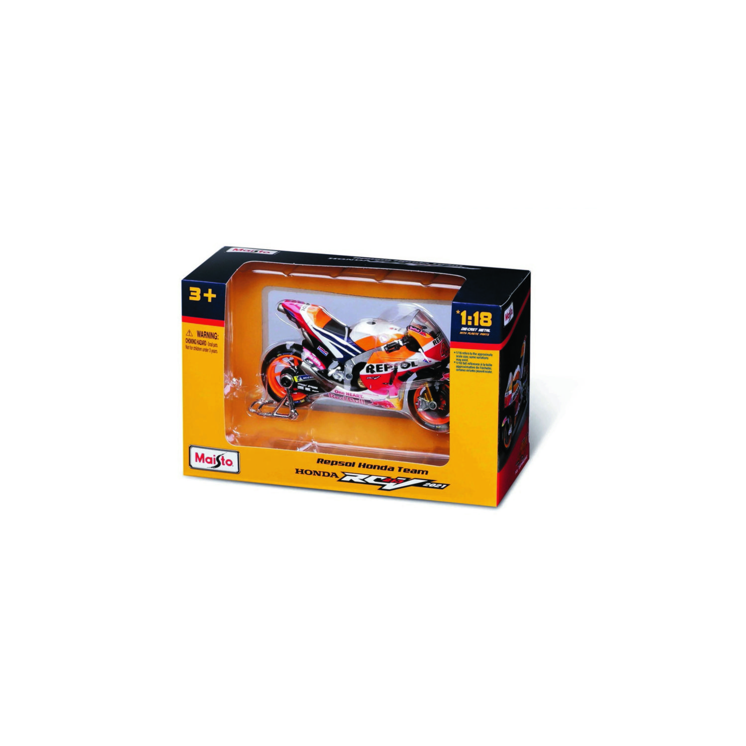 Maisto Moto GP Repsol Honda Team #93 2021 1/18 Die-Cast Vehicle-toys-playvehicles-diecastcars-image-3