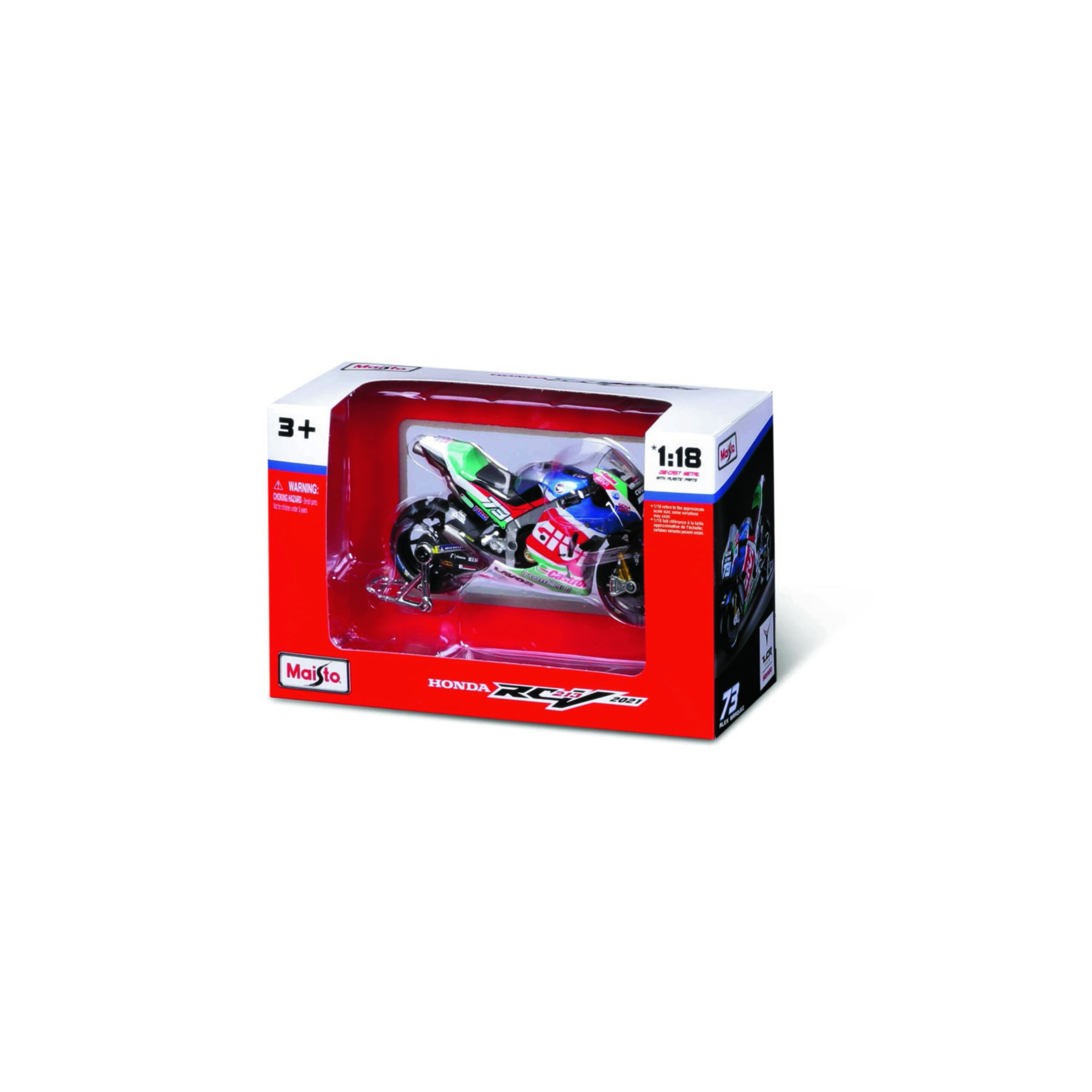 Maisto Moto GP LCR Honda #73 2021 1/18 Die-Cast Vehicle-toys-playvehicles-diecastcars-image-2