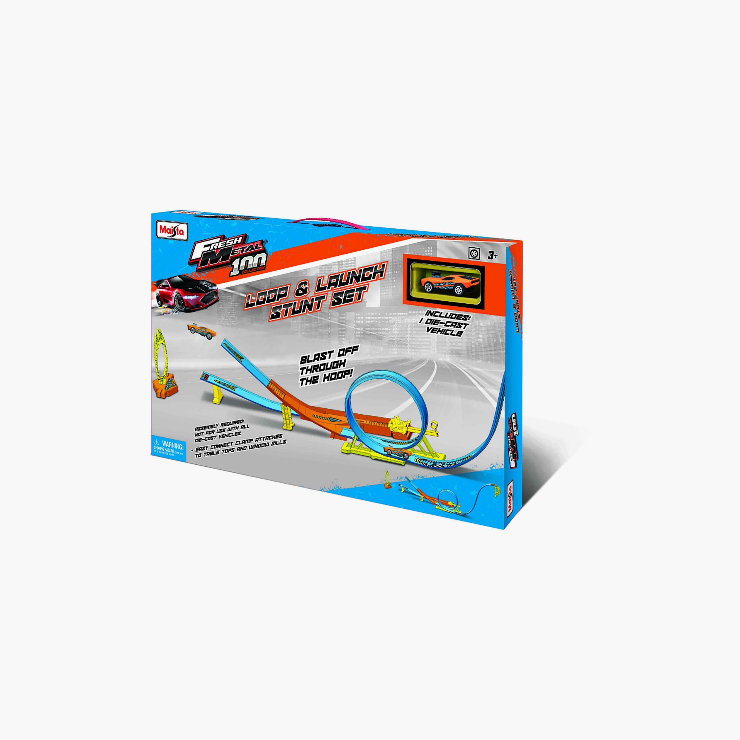 Maisto Fresh Metal 100 Loop & Launch Stunt Set-toys-babyandtoddlertoys-learningtoys-image-4