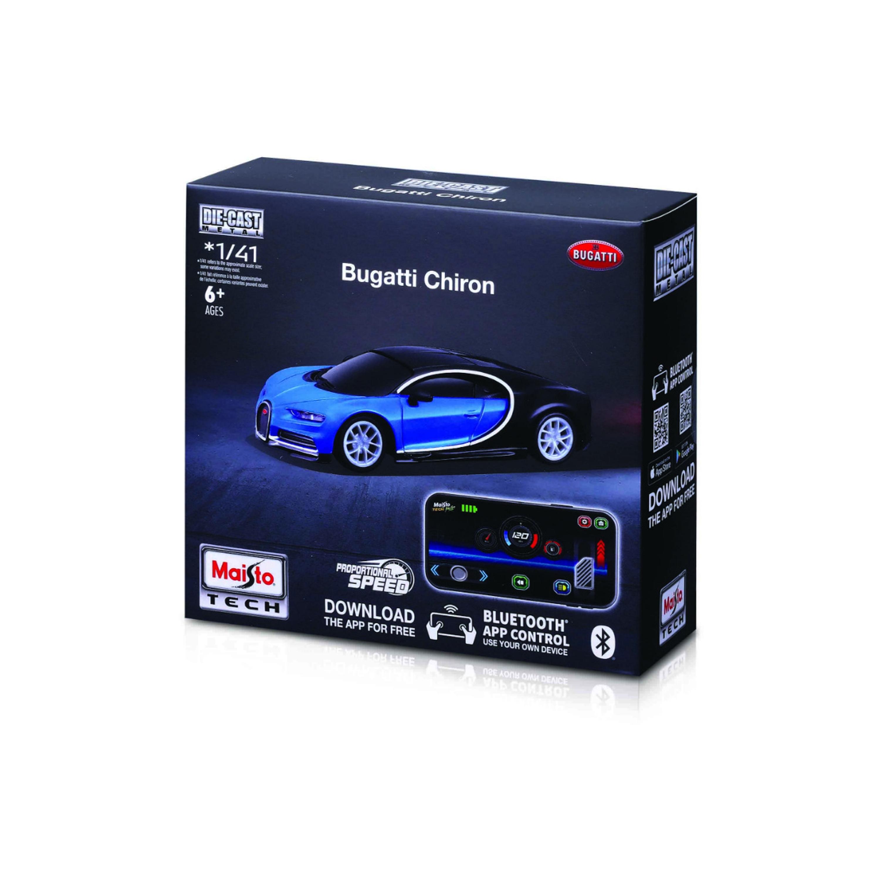 Maisto Tech Bugatti Chiron 1/42 Mini Metal Rechargeable Die-Cast vehicle-toys-playvehicles-diecastcars-image-2