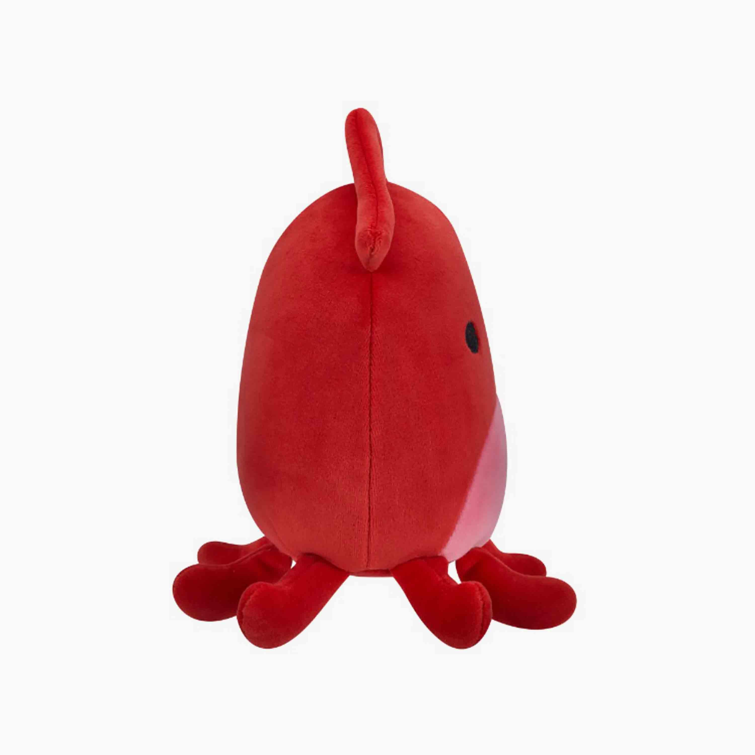 لعبة ألتمان الحبار الأحمر القطيفة مقاس 5 بوصة من سكويشمالوز-toys-plushsofttoys-animals-image-3