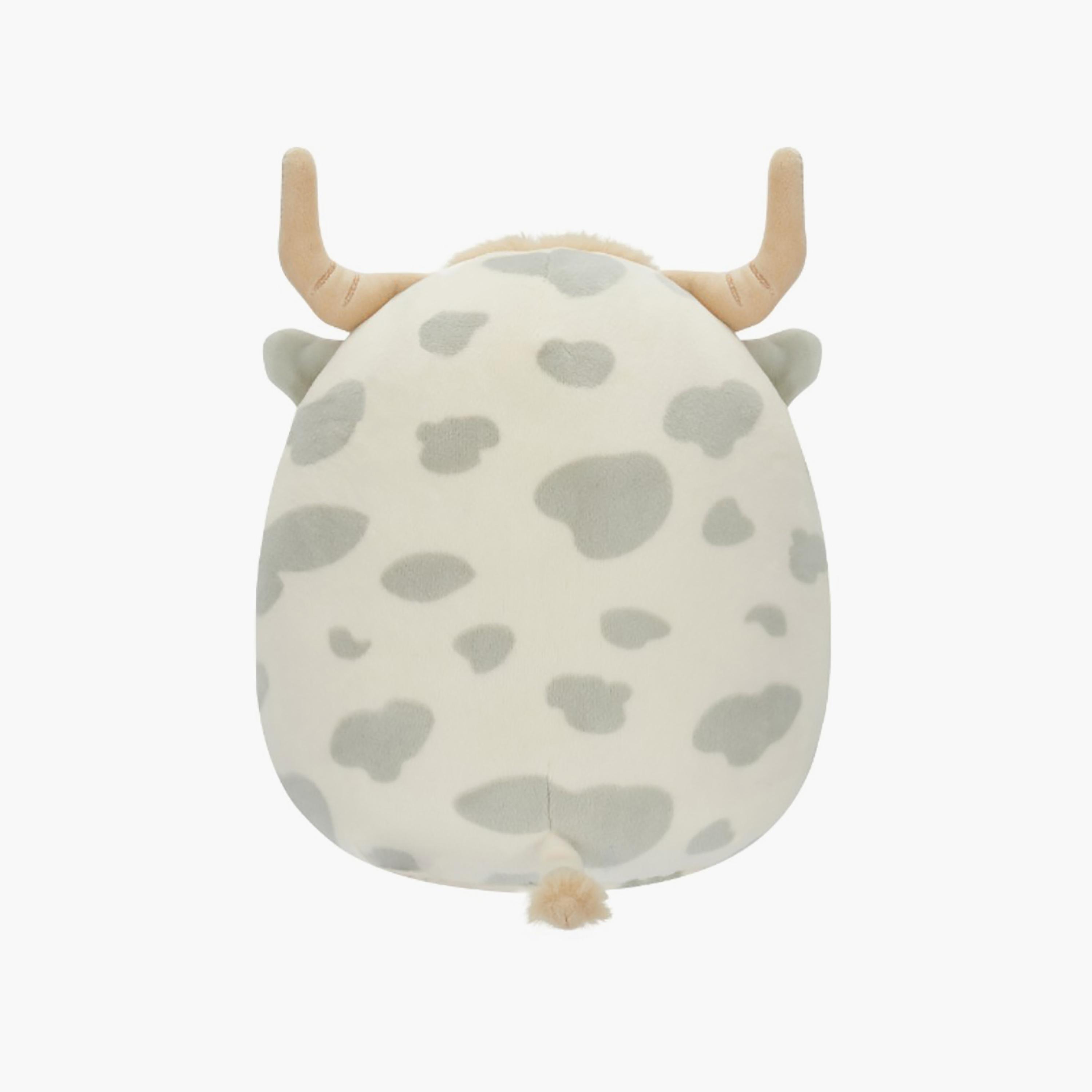 Squishmallows 7.5'' Borsa the Grey Spotted Highland Cow Plush Toy-toys-plushsofttoys-animals-image-4
