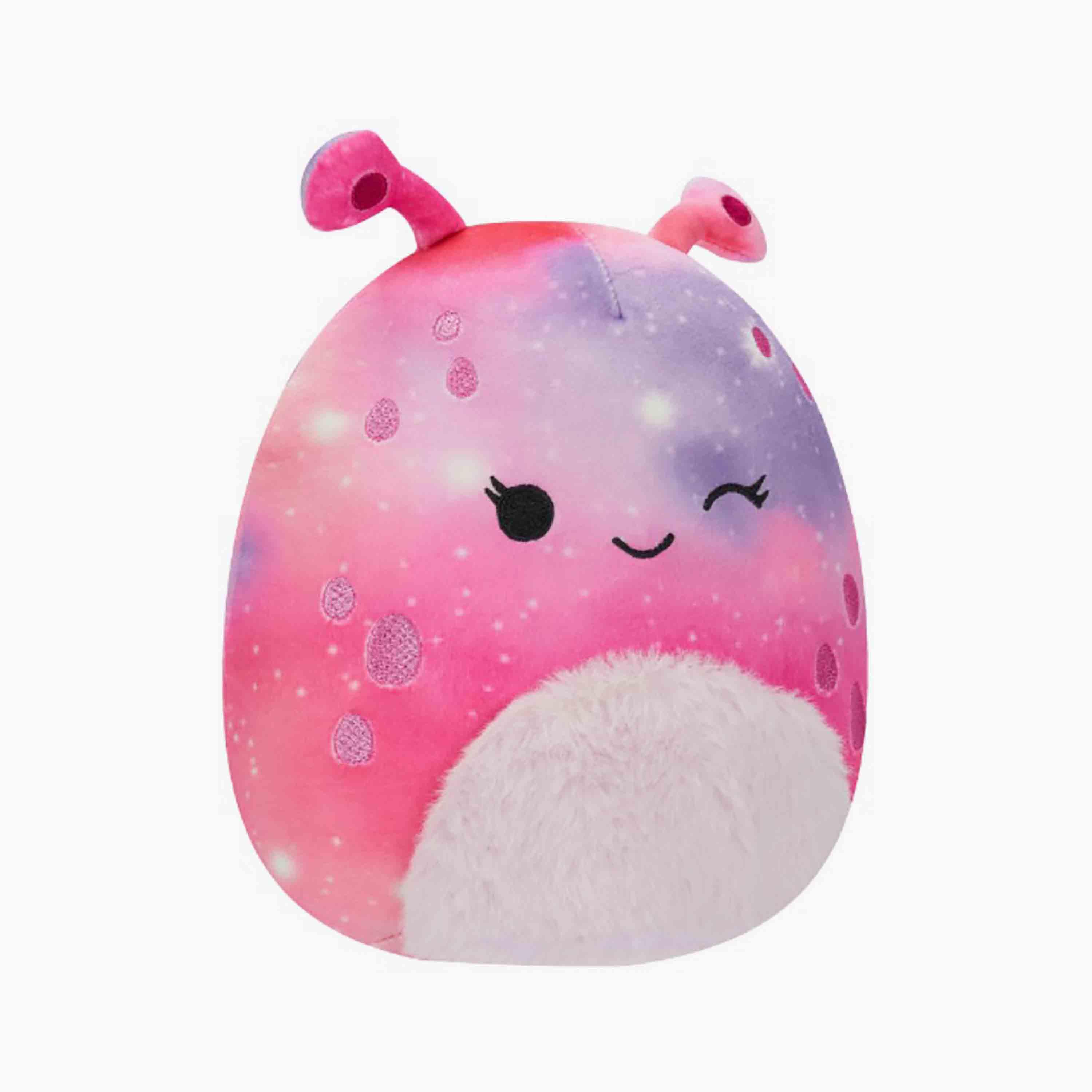 Squishmallows 7.5'' Loraly the Winking Pink and Purple Alien W/Fuzzy Belly Plush Toy-toys-plushsofttoys-animals-image-2