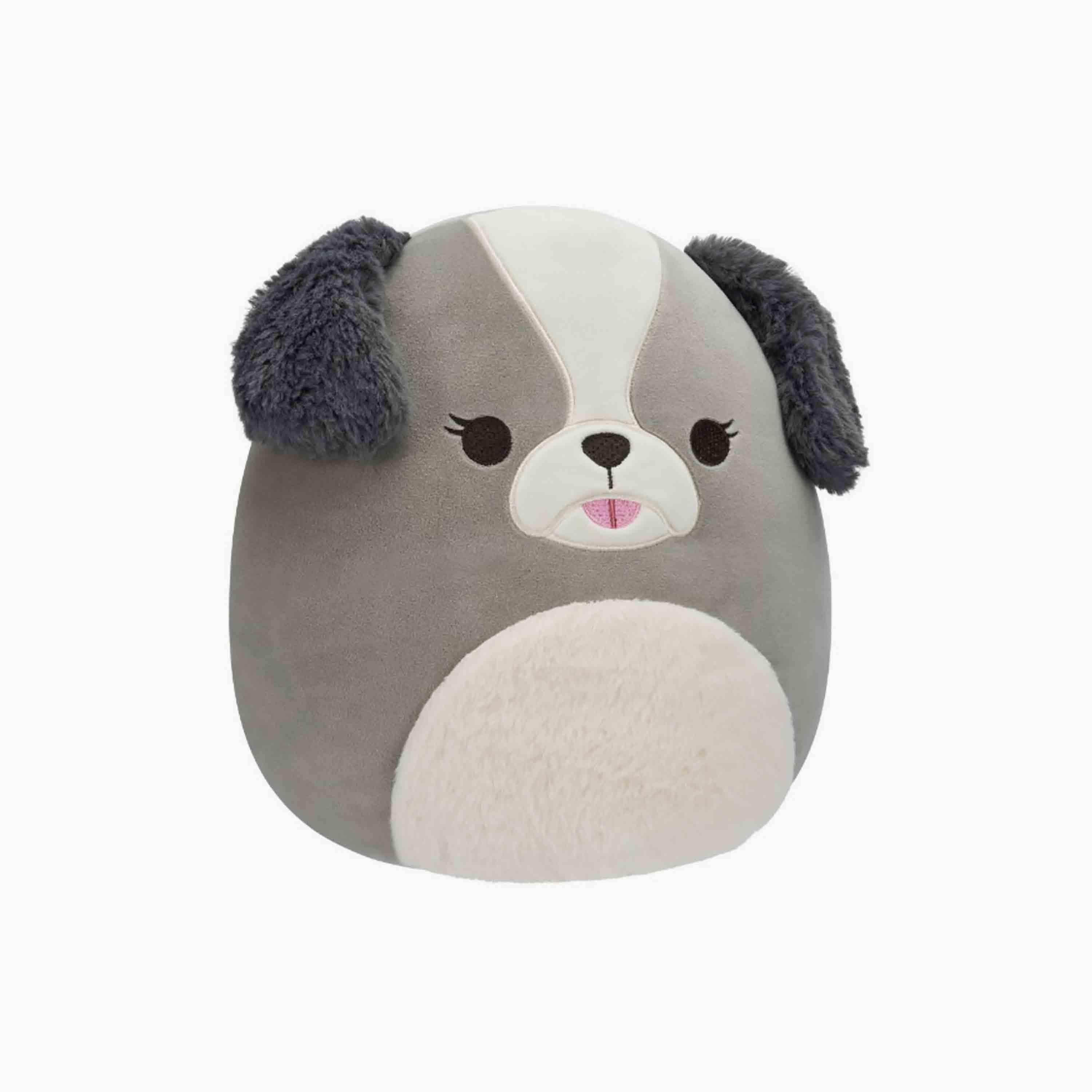 لعبة مالو باللون الرمادي شيه تزو القطيفة مقاس 12 بوصة من سكويشمالوز-toys-plushsofttoys-animals-image-2