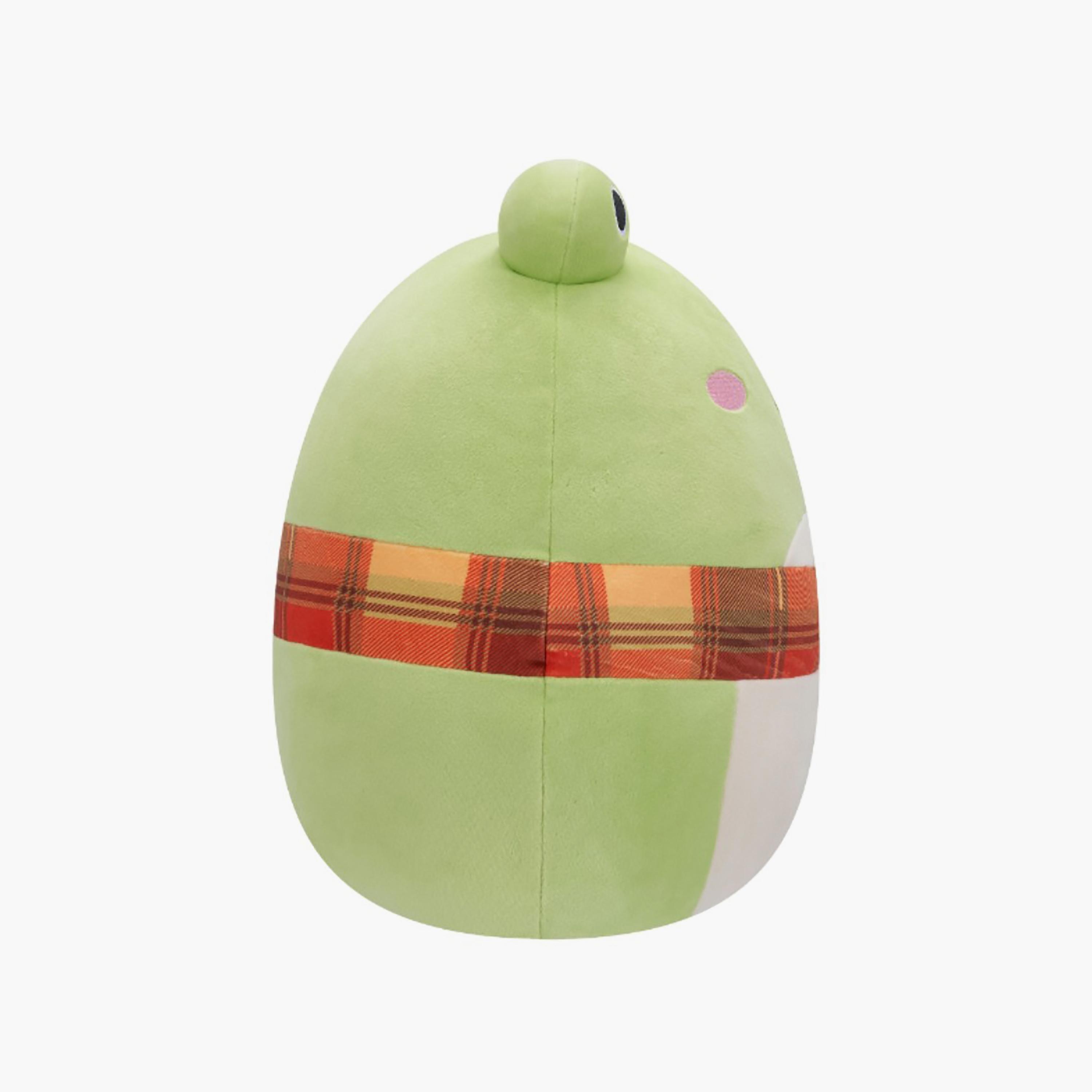 لعبة ويندي الضفدع الأخضر مع وشاح منقوش القطيفة مقاس 12 بوصة من سكويشمالوز-toys-plushsofttoys-animals-image-3