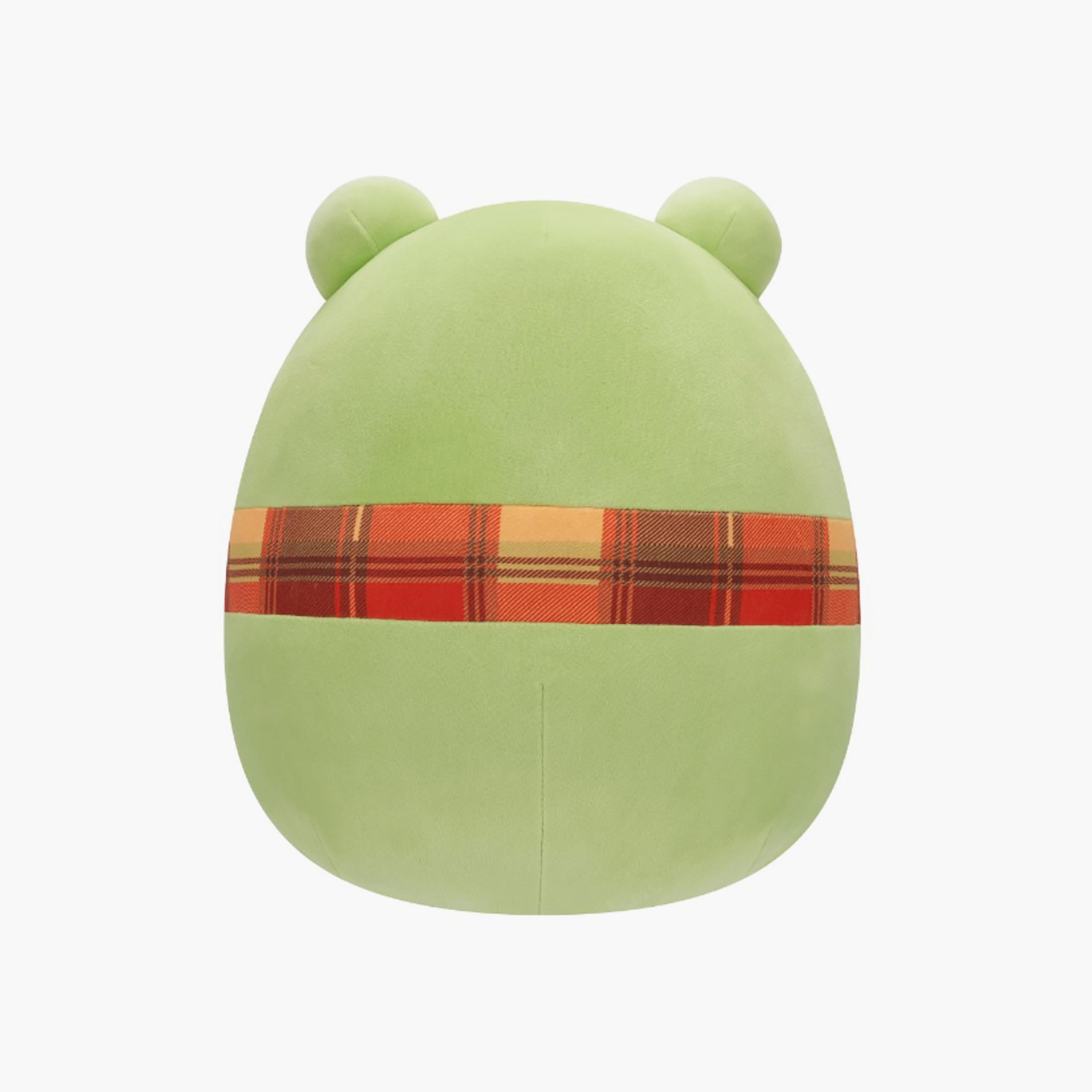 لعبة ويندي الضفدع الأخضر مع وشاح منقوش القطيفة مقاس 12 بوصة من سكويشمالوز-toys-plushsofttoys-animals-image-4
