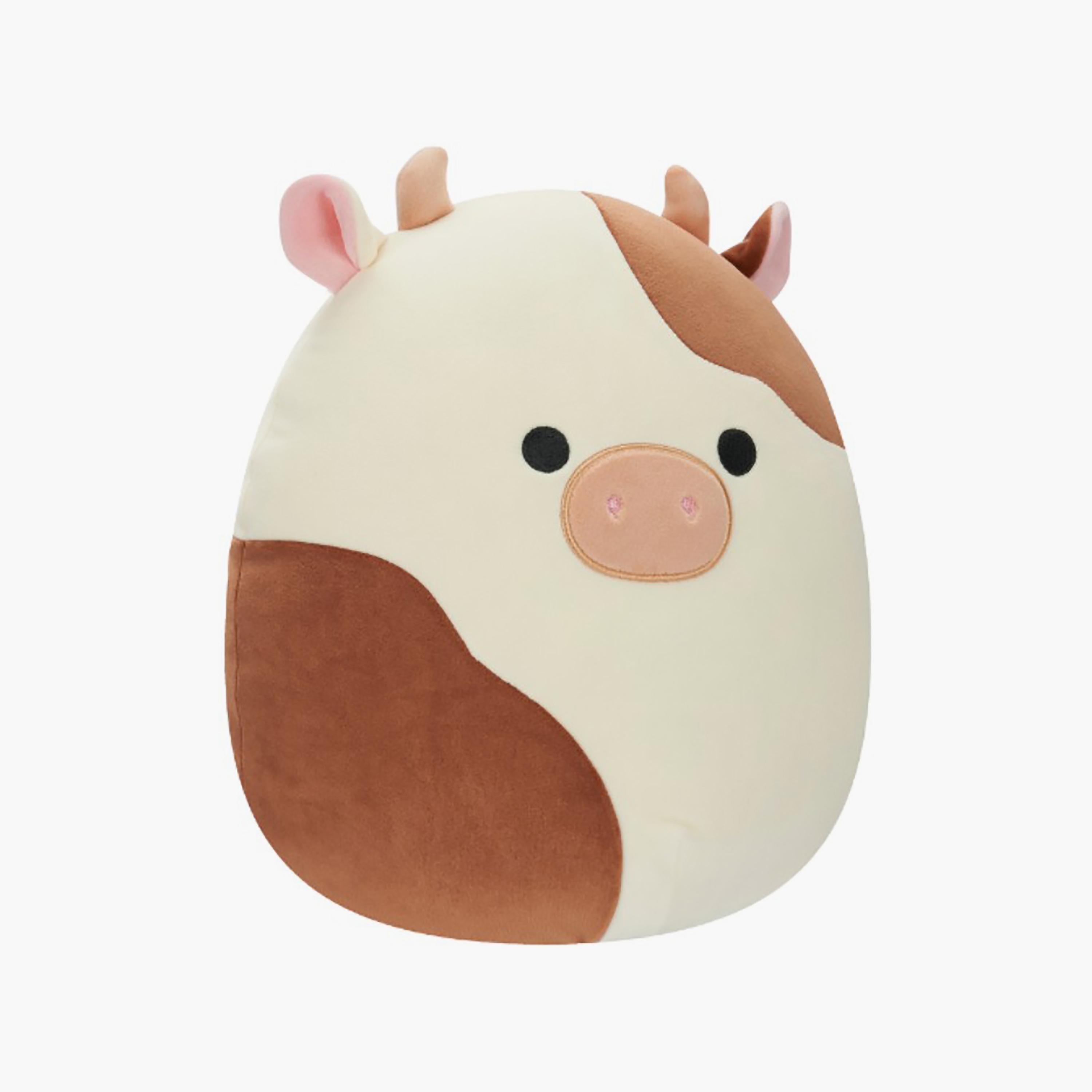لعبة روني البقرة البنية والبيضاء القطيفة مقاس 12 بوصة من سكويشمالوز-toys-plushsofttoys-animals-image-2