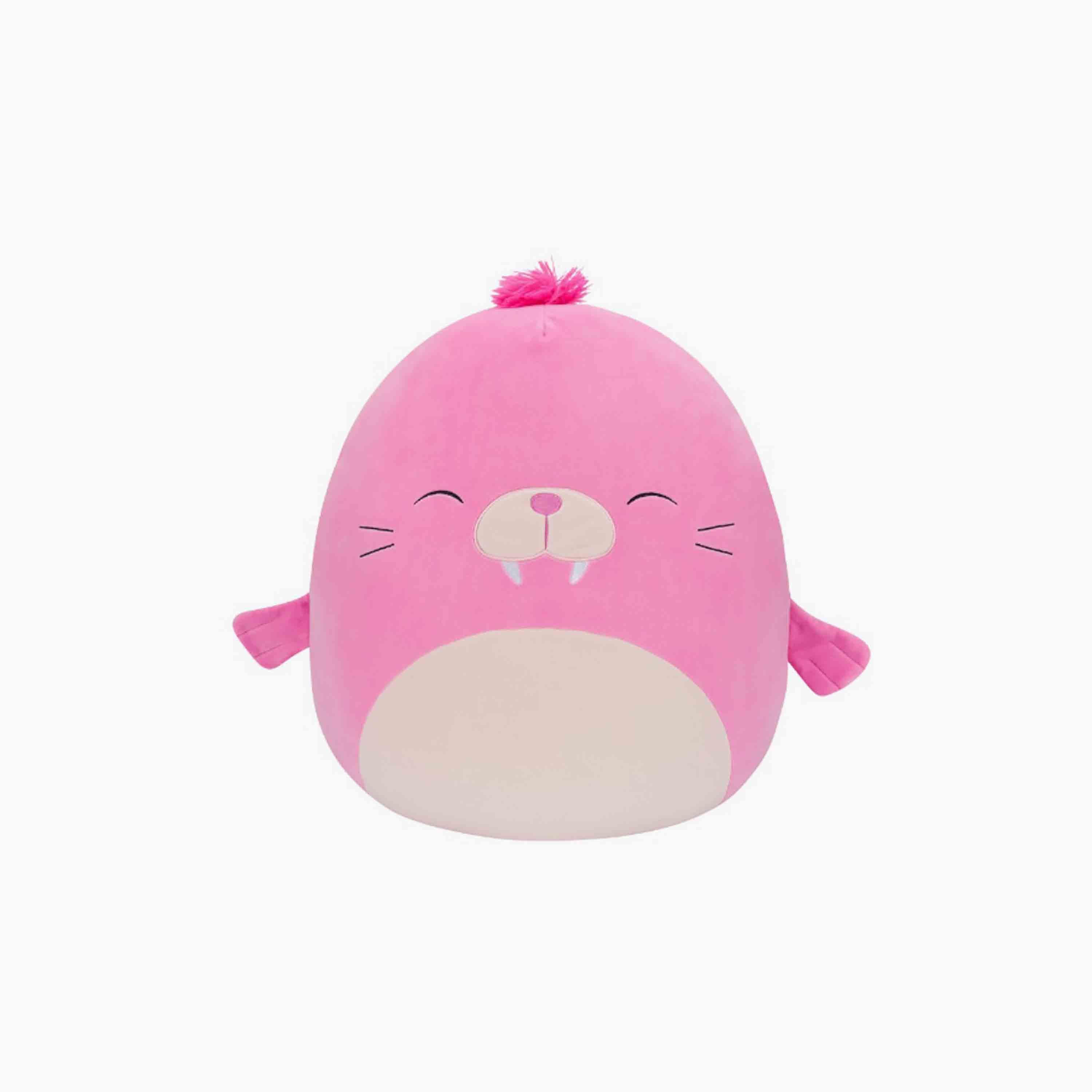 لعبة بيبر ذا بينك والراس القطيفة مقاس 16 بوصة من سكويشمالوز-toys-plushsofttoys-animals-image-1