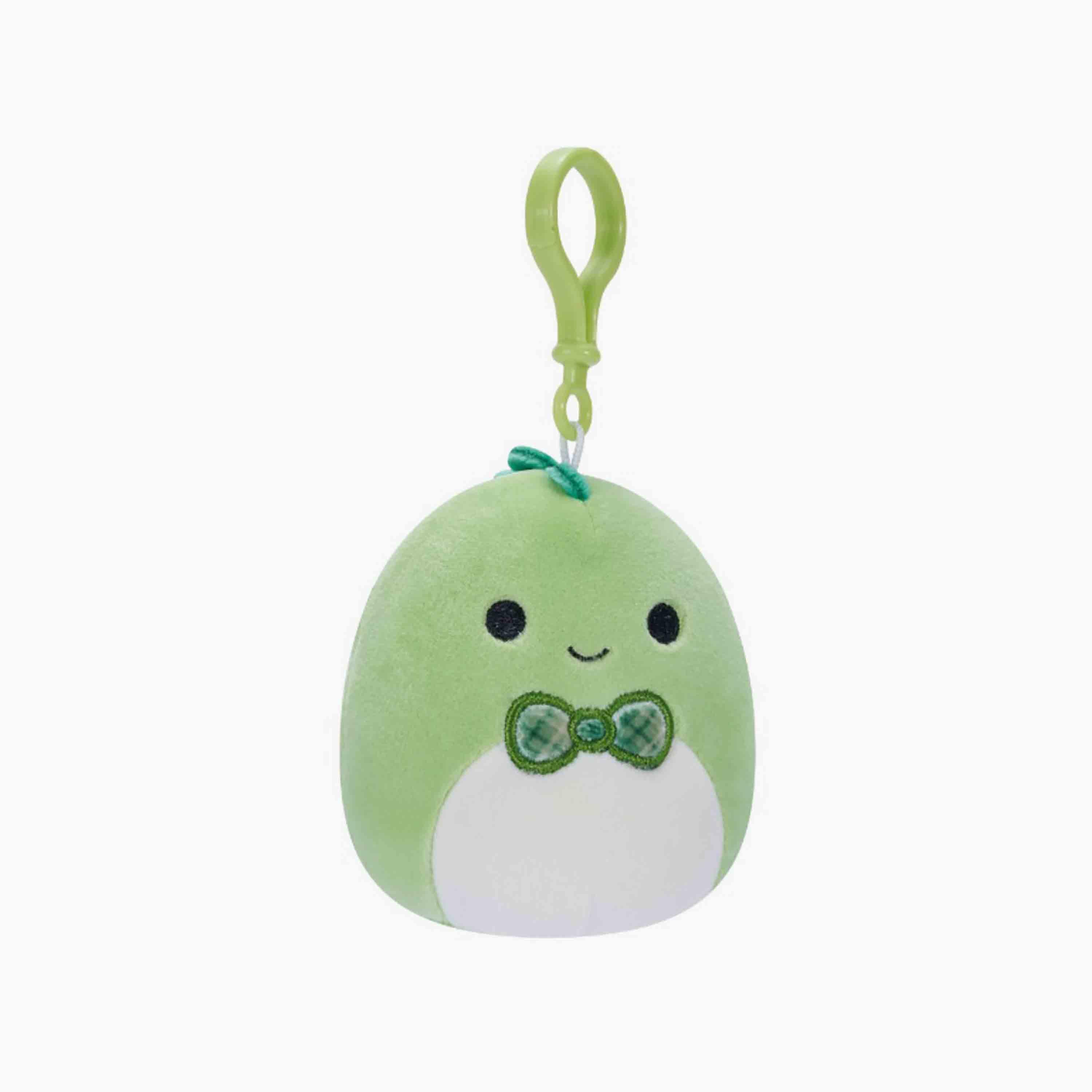 Squishmallows 3.5'' Danny the Green Dino W/Bowtie Clip-On Plush Toy-toys-plushsofttoys-animals-image-2