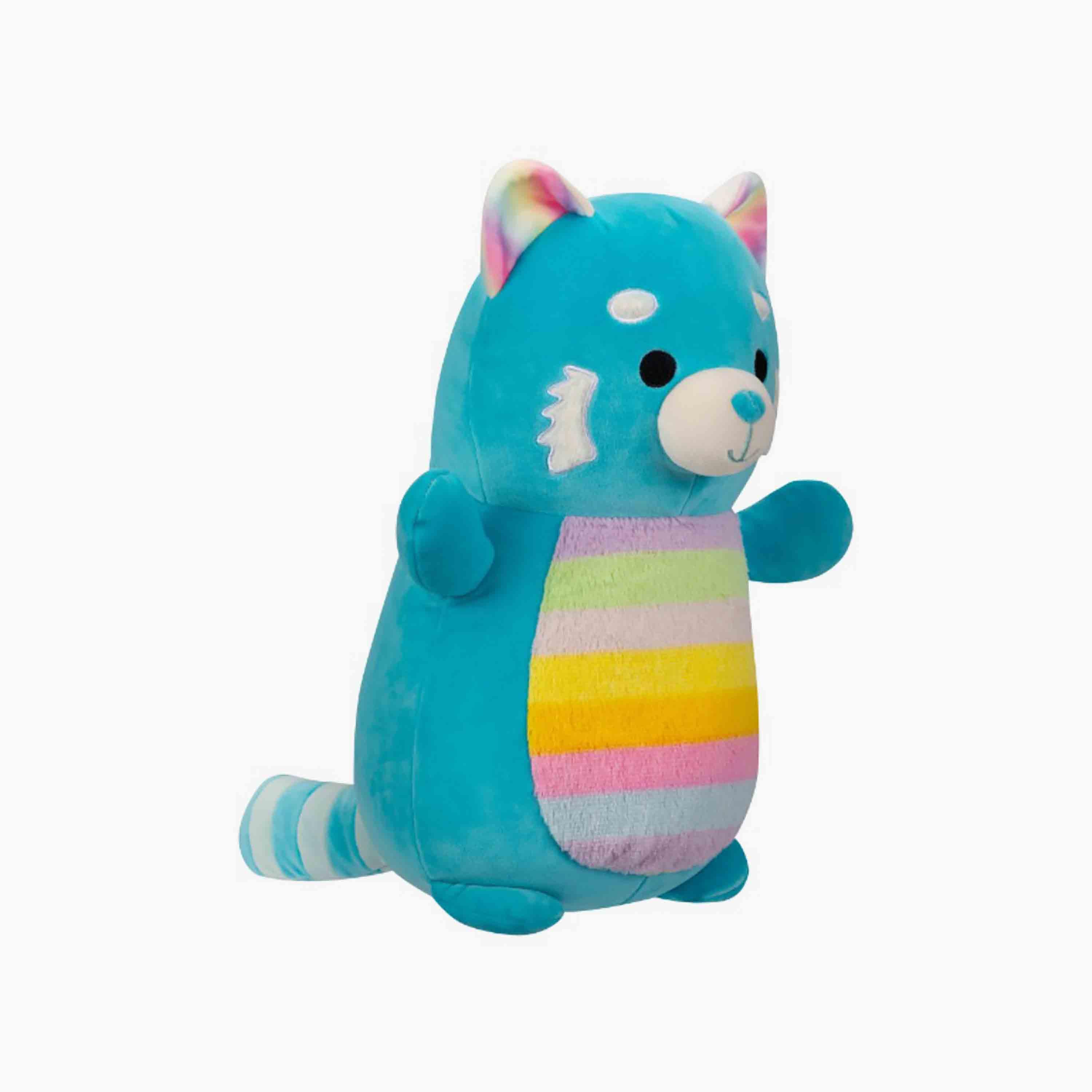 Squishmallows 14'' Vanessa the Teal Red Panda W/Rainbow Belly Hugmee Plush Toy-toys-plushsofttoys-animals-image-2