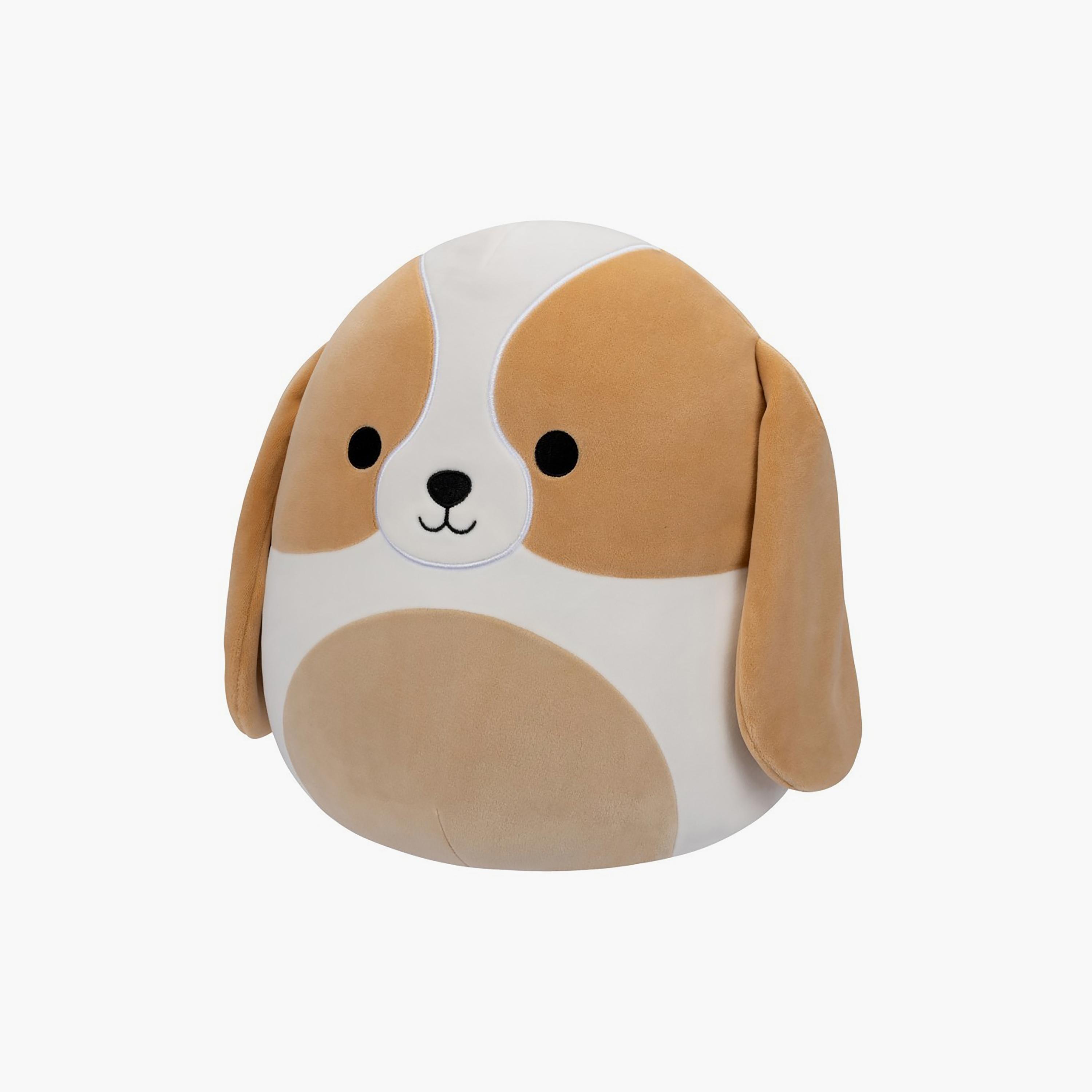 لعبة أديلا ذا باسيت هاوند باللونين البني والأبيض القطيفة مقاس 12 بوصة من سكويشمالوز-toys-plushsofttoys-animals-image-2