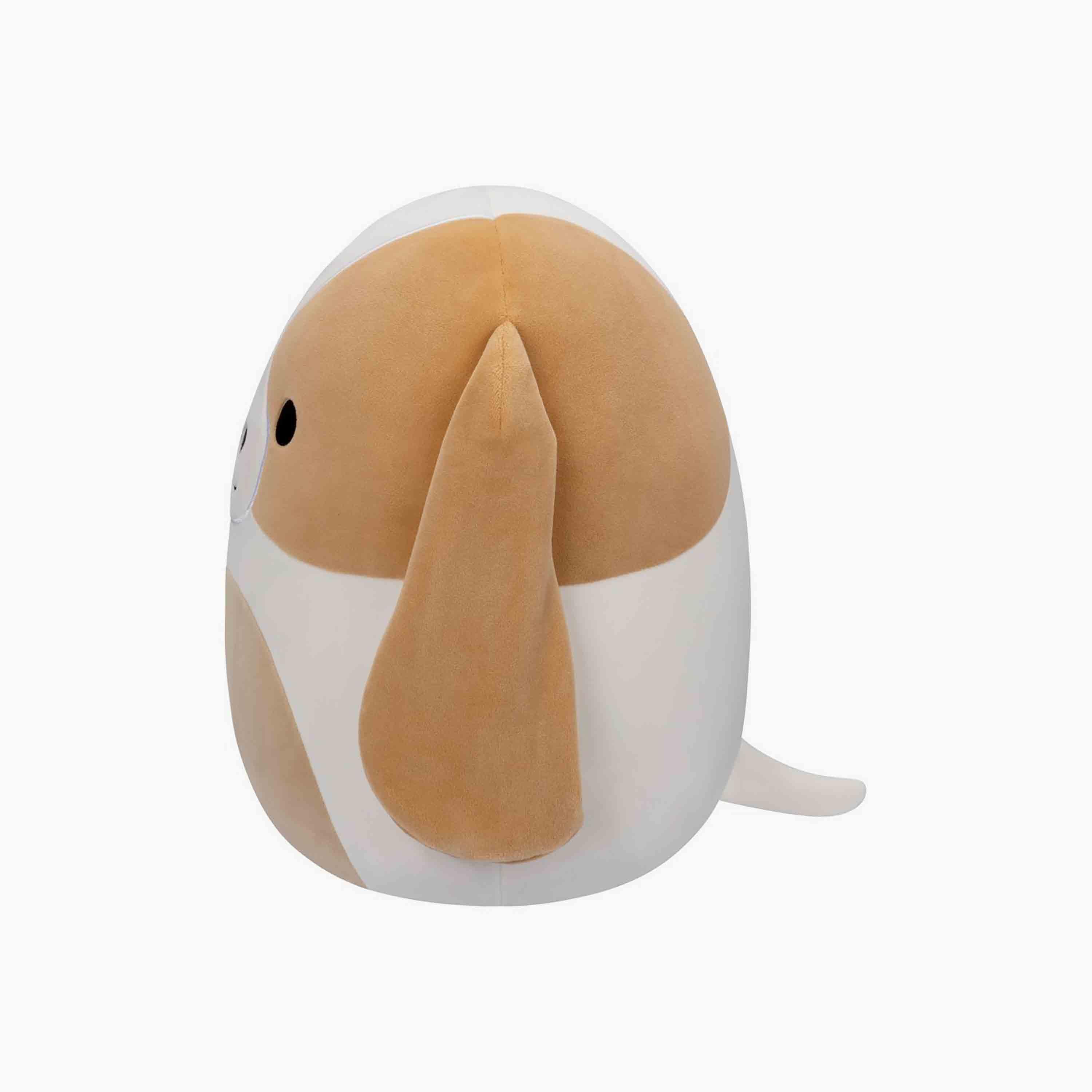لعبة أديلا ذا باسيت هاوند باللونين البني والأبيض القطيفة مقاس 12 بوصة من سكويشمالوز-toys-plushsofttoys-animals-image-4
