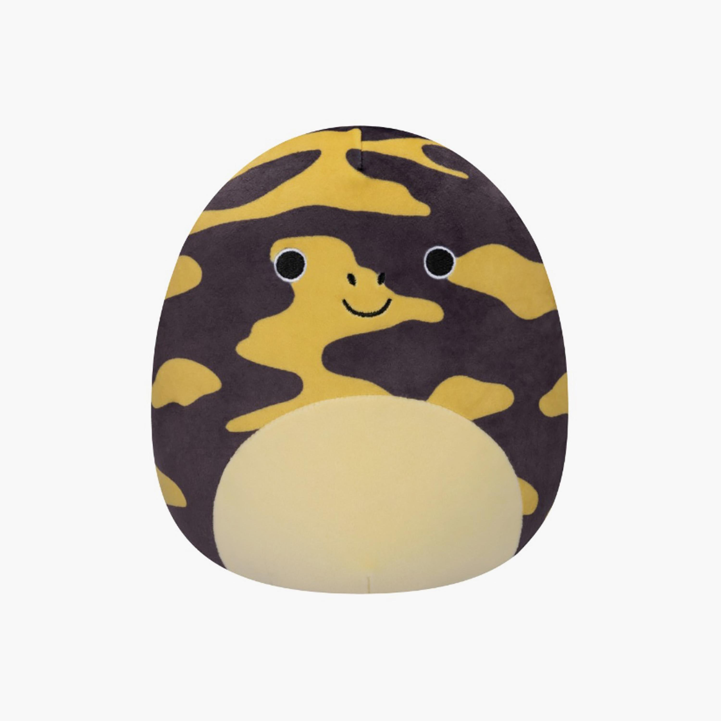 Squishmallow 7.5'' Forest Black and Yellow Salamander Plush Toy-toys-plushsofttoys-animals-image-1